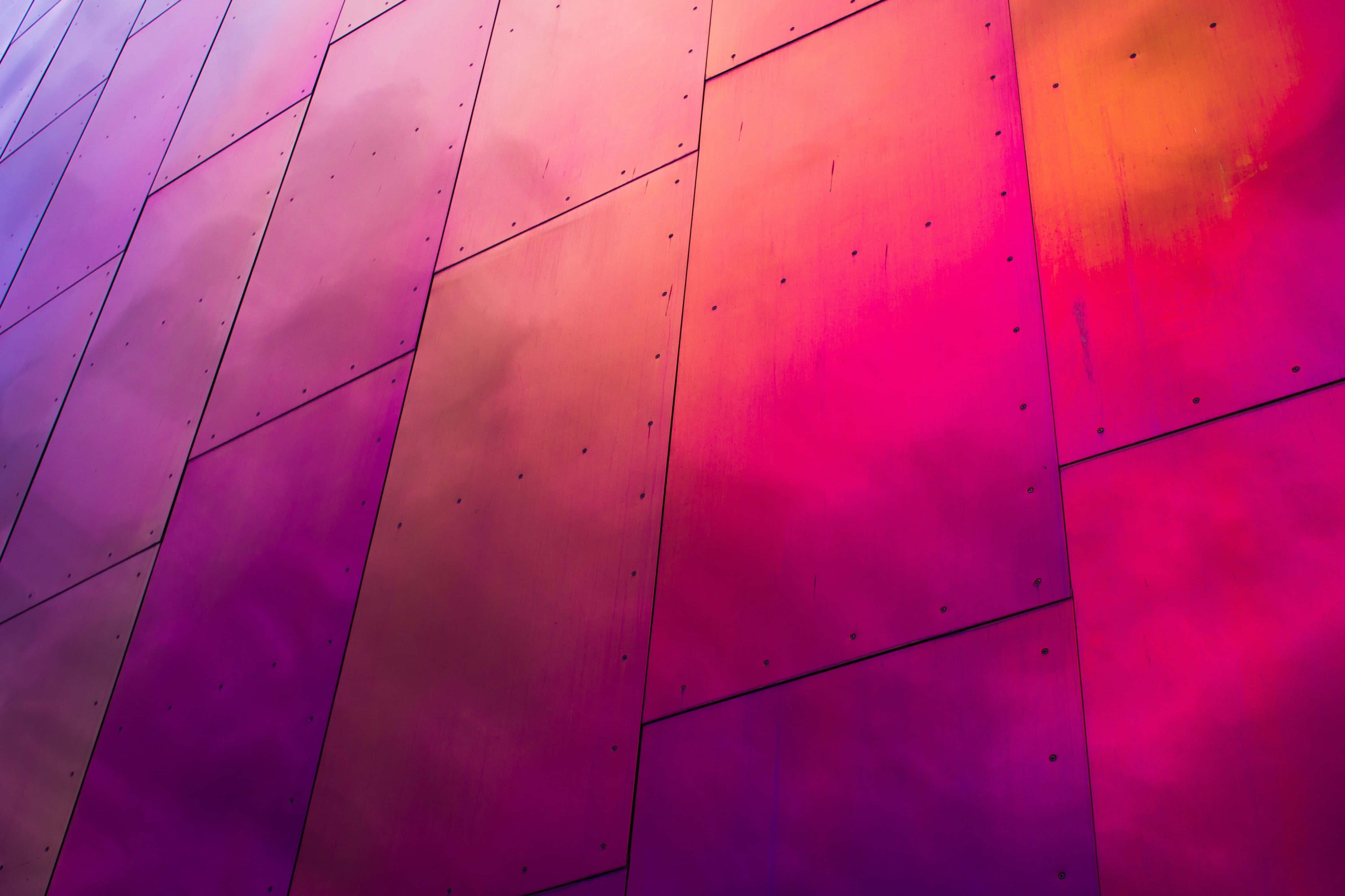 Pink iPad Pro, magenta, orange, 4K Desktop Wallpaper