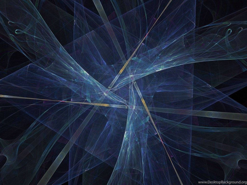iPad Pro, fractal blue pattern, ethereal blue, SD Desktop Wallpaper