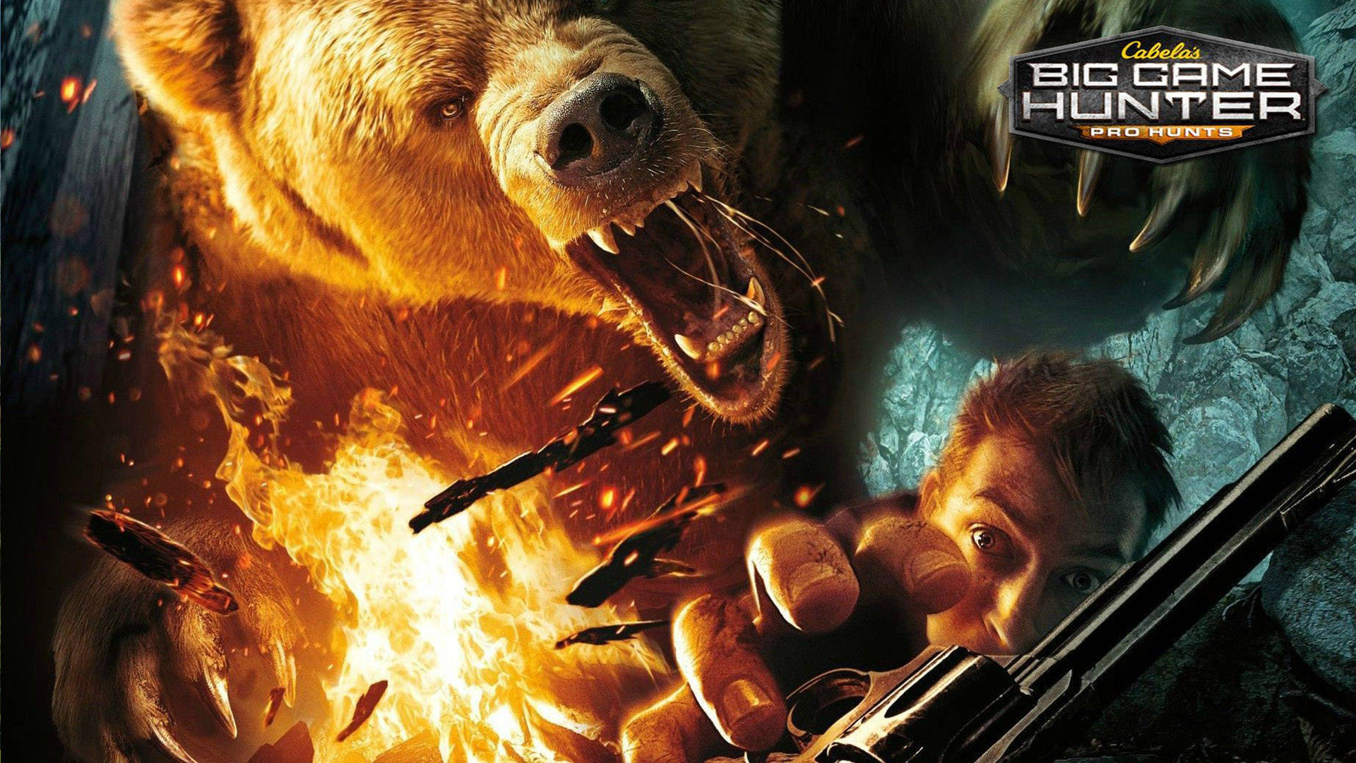 iPad Pro, bear, man, Full HD Desktop Wallpaper