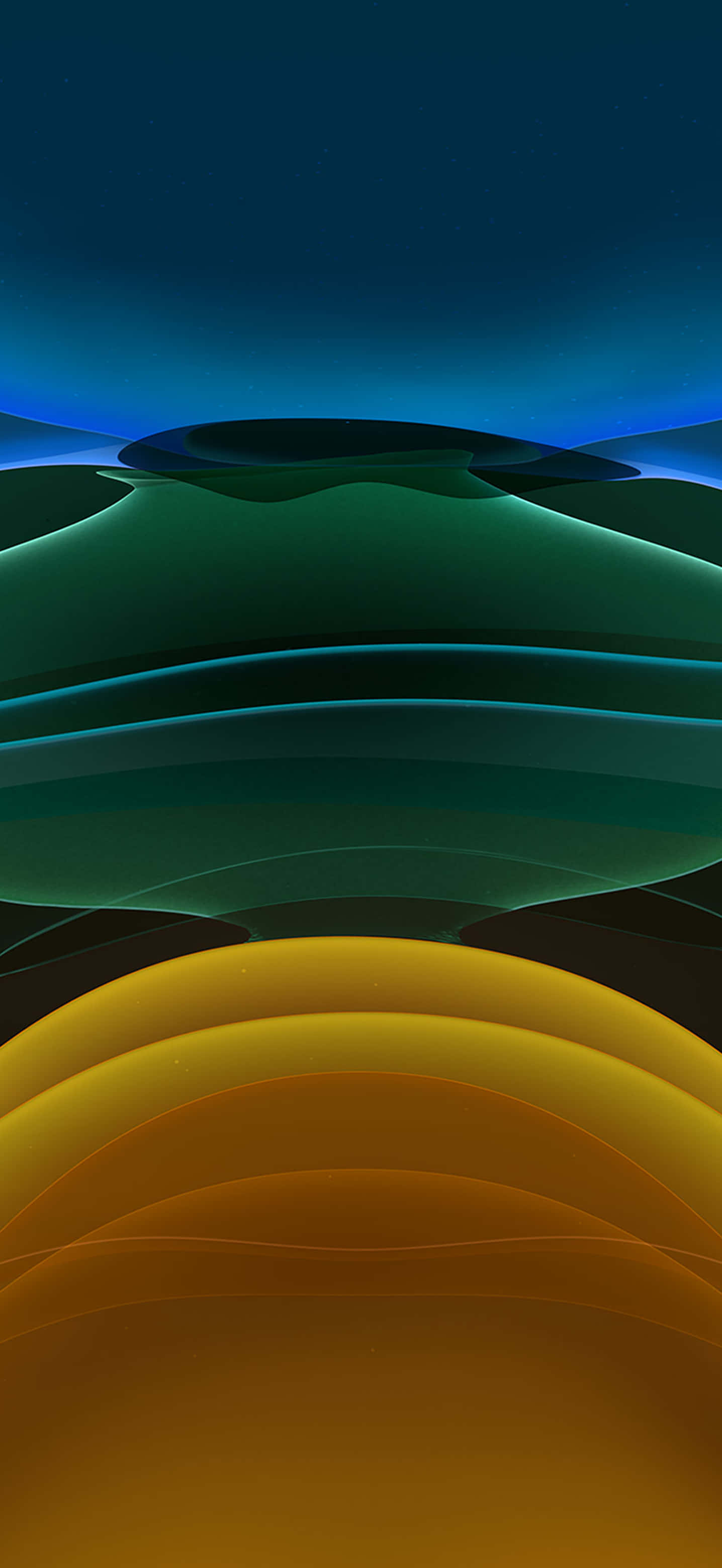 iPhone 11 Original, teal, gold, 2K Phone Wallpaper