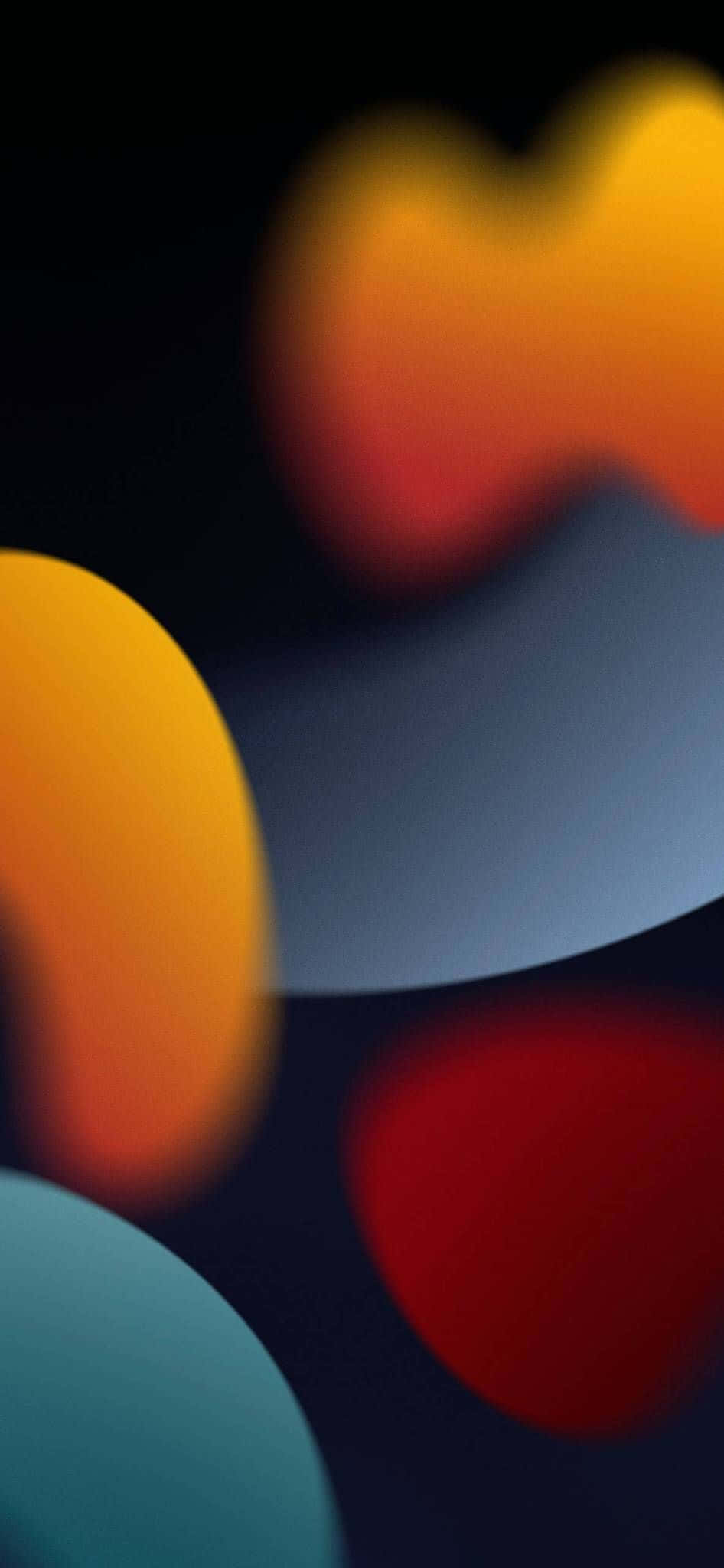 iPhone 11, abstract color blobs, warm hues, Full HD Phone Wallpaper