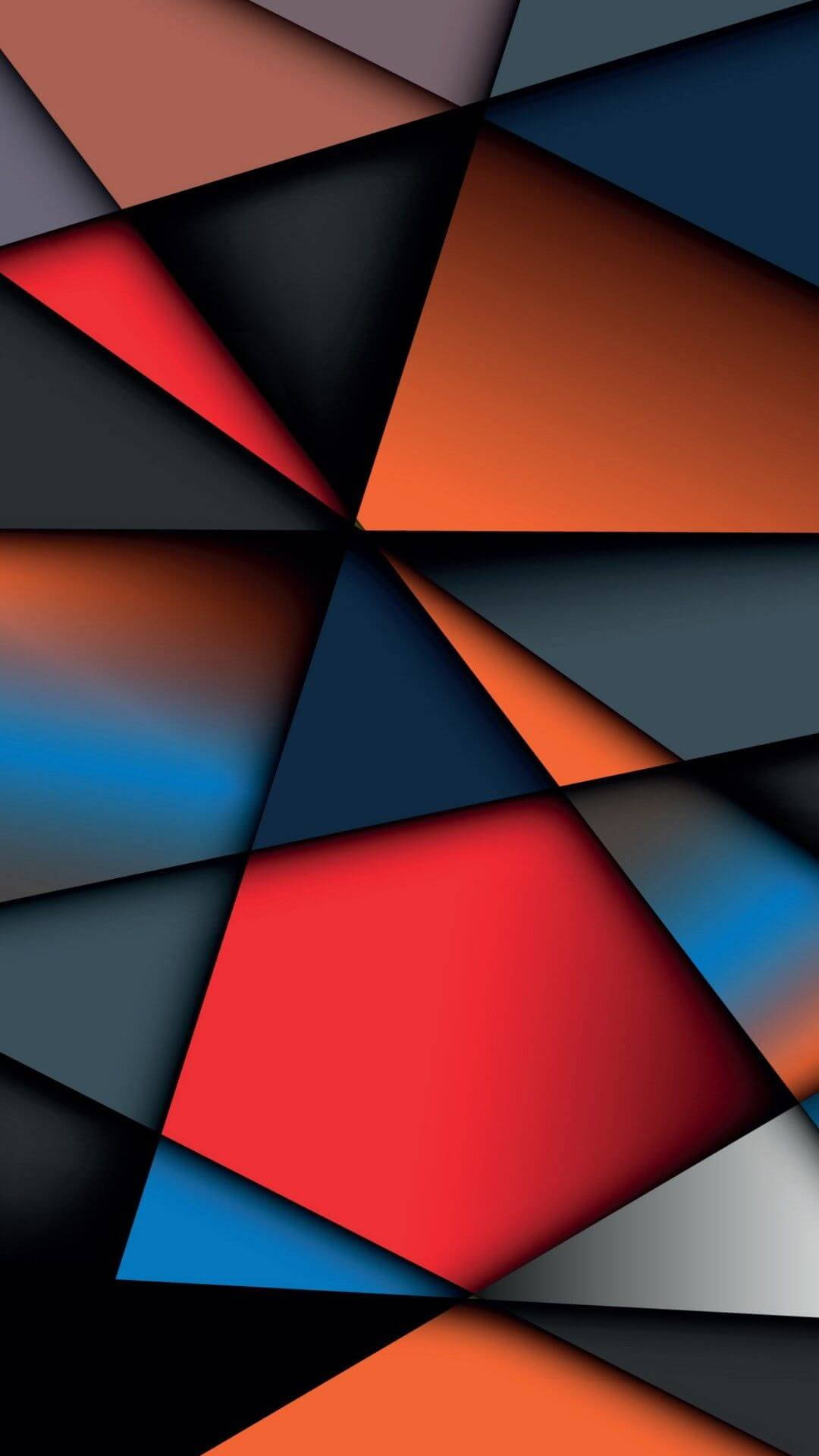 iPhone 11 Pro Max, geometric pattern, red, Full HD Phone Wallpaper