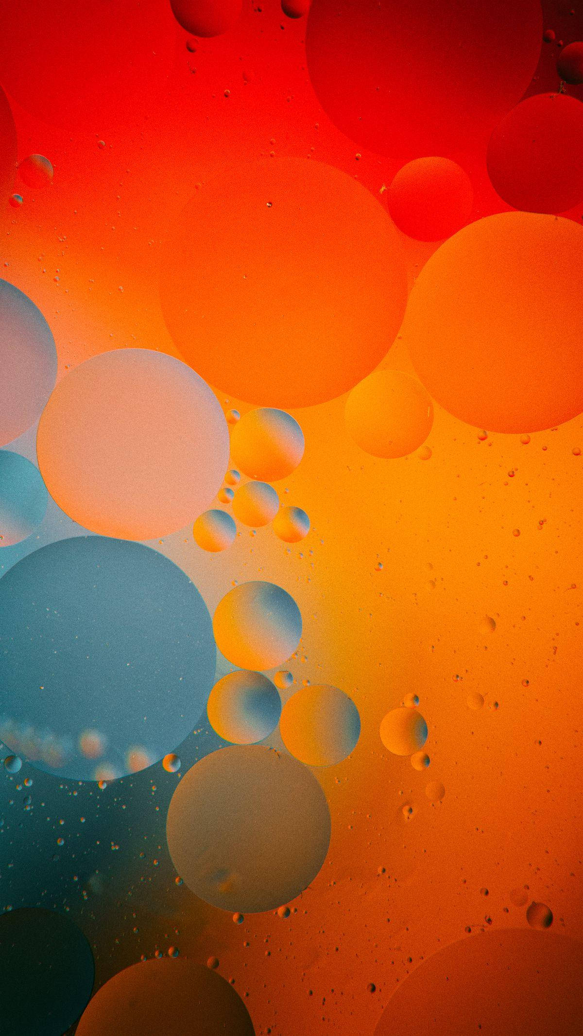 iPhone 11 Pro Max, orange, teal, Full HD Phone Wallpaper