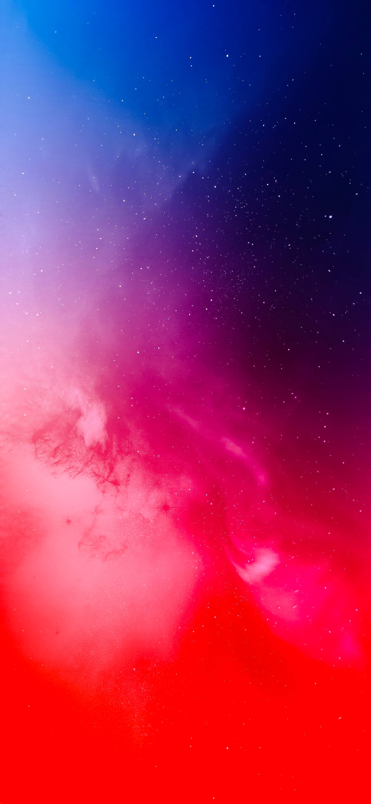 iPhone 11 Pro, Red, cosmic nebula, 2K Phone Wallpaper