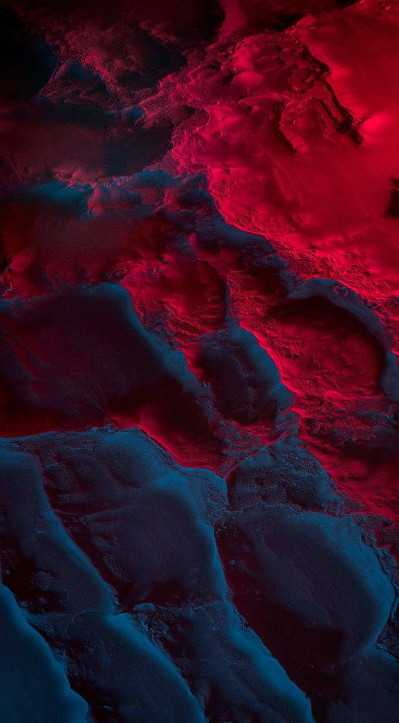 iPhone 11 Pro Red, red sand, vibrant red lava, HD Phone Wallpaper