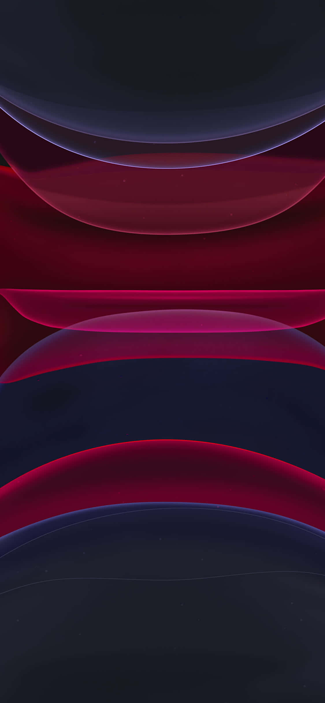 iPhone 11 Pro, vibrant glowing red, deep blue, Full HD Phone Wallpaper
