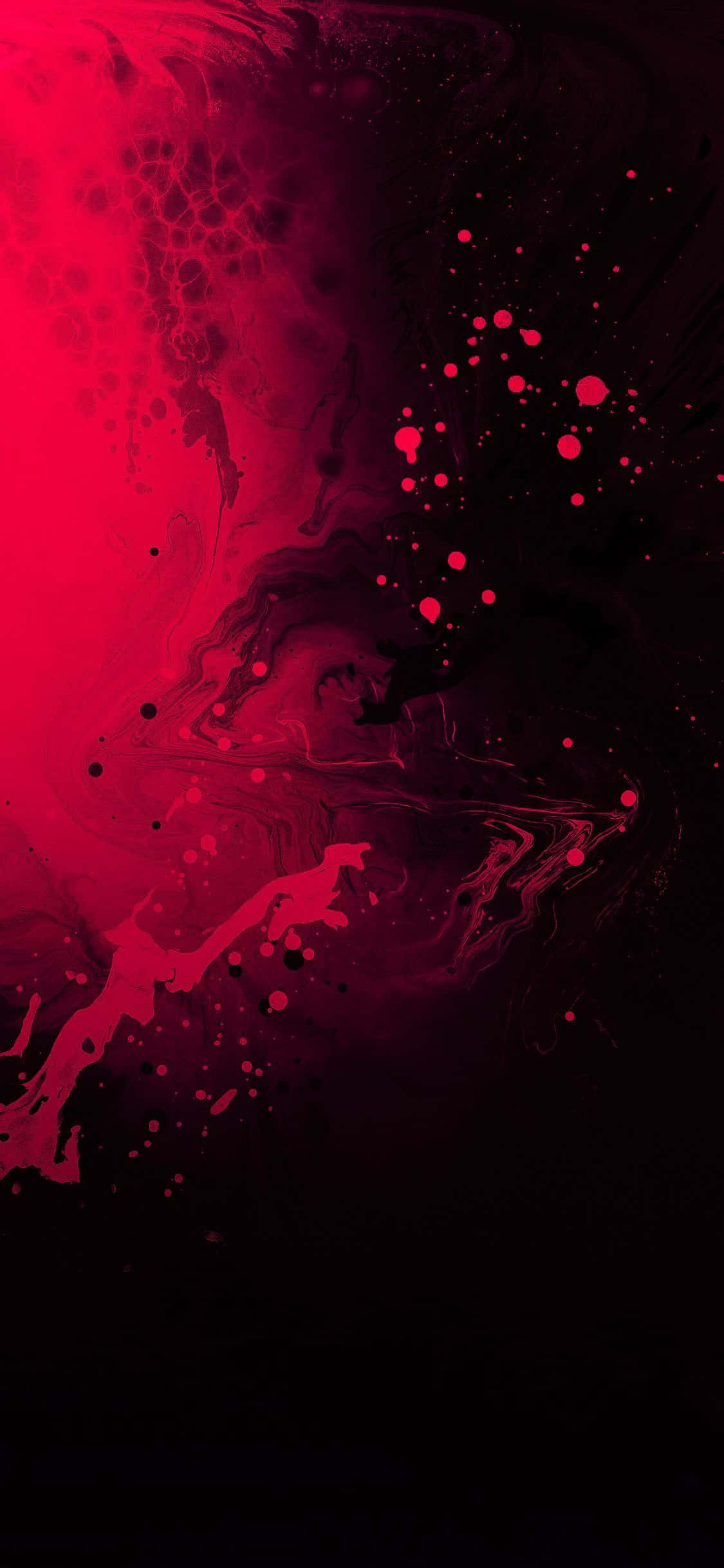 iPhone 11 Pro, crimson, black, Full HD Phone Wallpaper