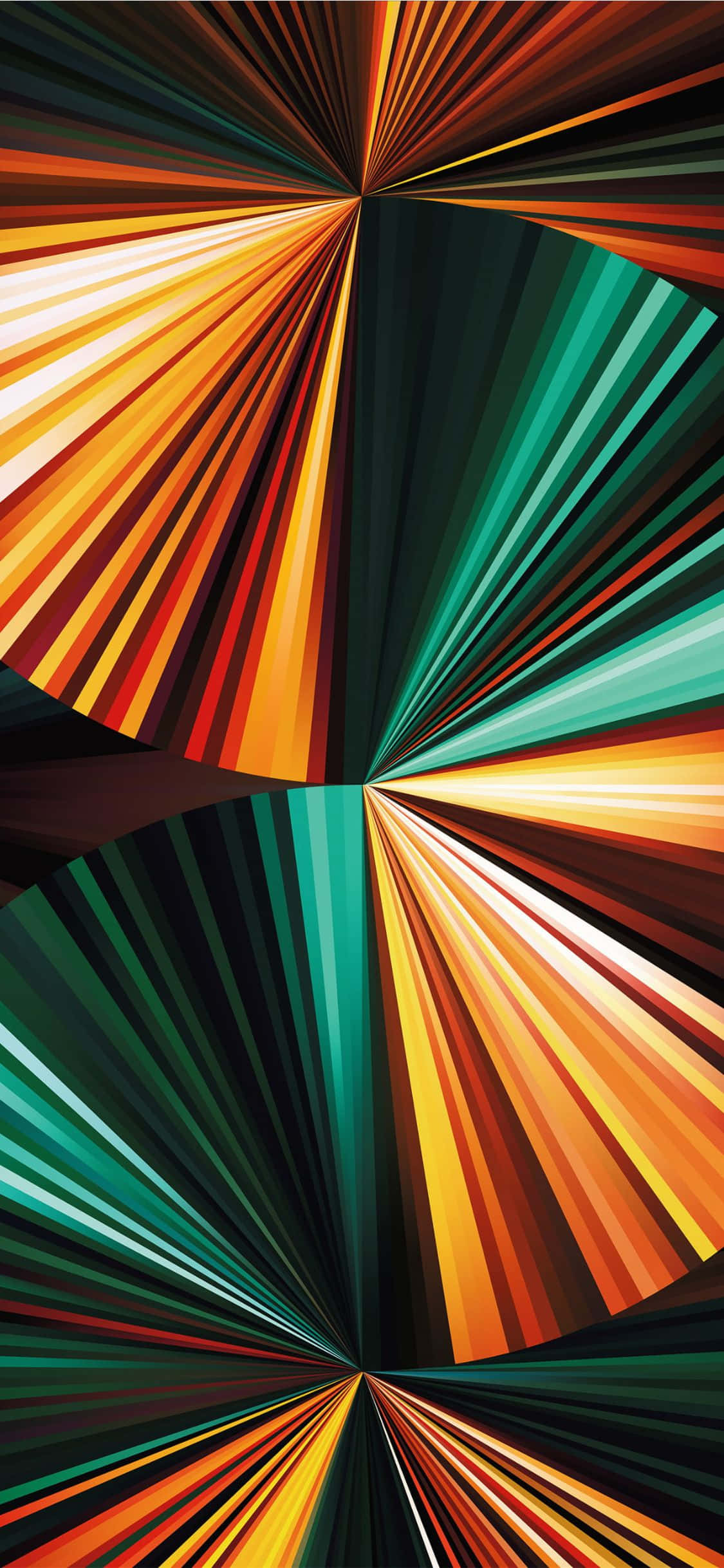 iPhone 11 Pro, orange, teal, Full HD Phone Wallpaper