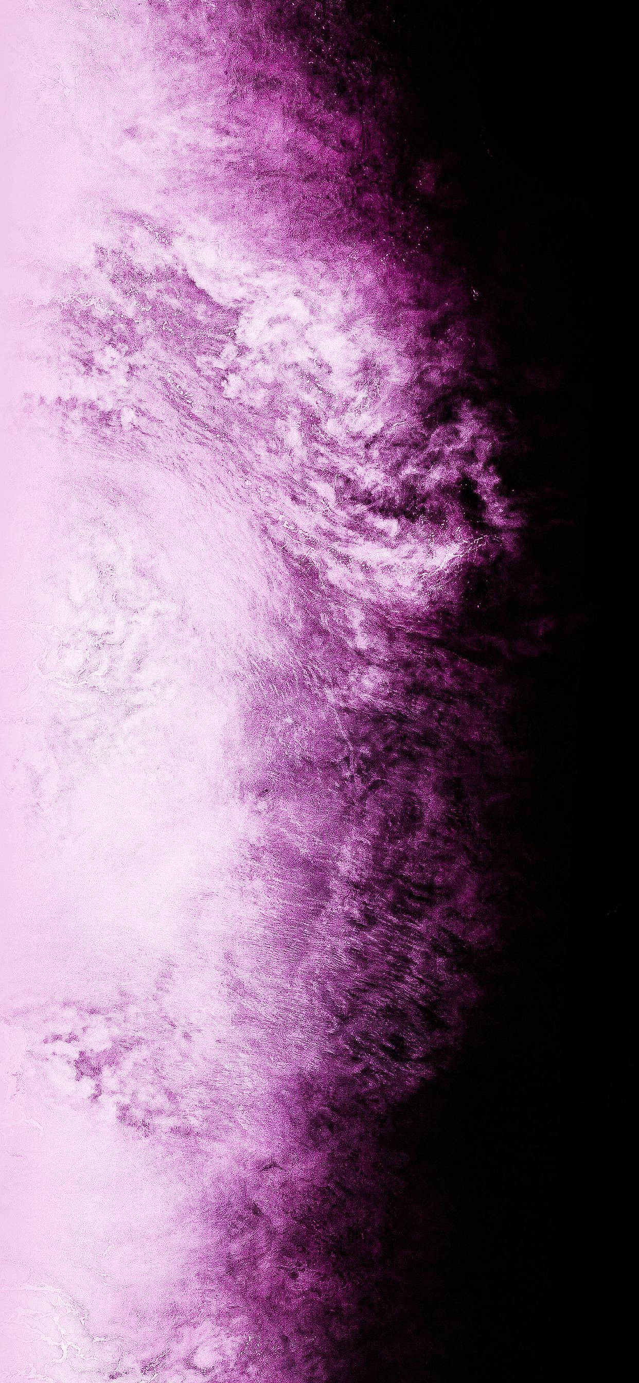 iPhone 11, purple, nebulae, 2K Phone Wallpaper
