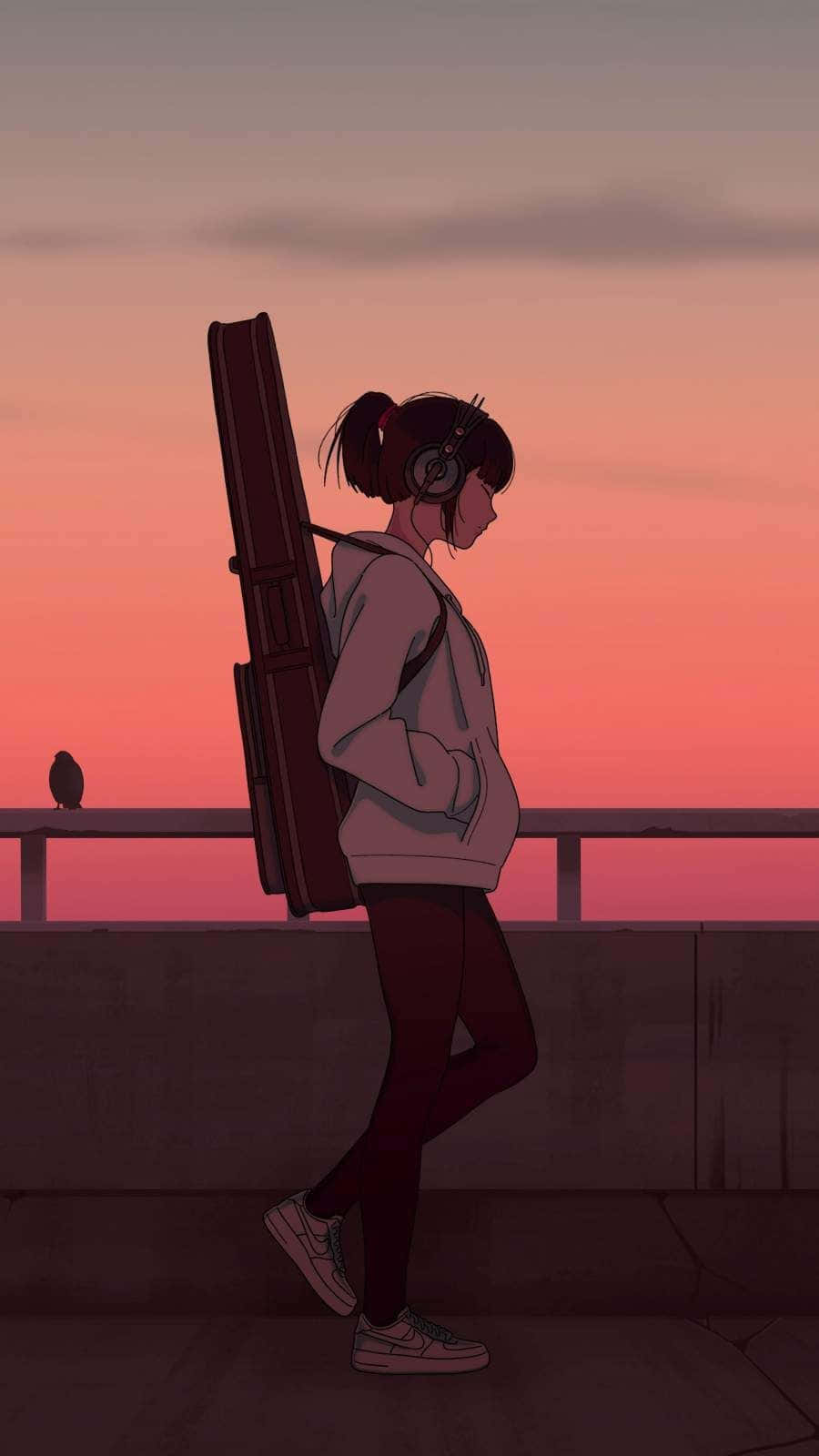 iPhone 11, Red, sunset, HD Phone Wallpaper