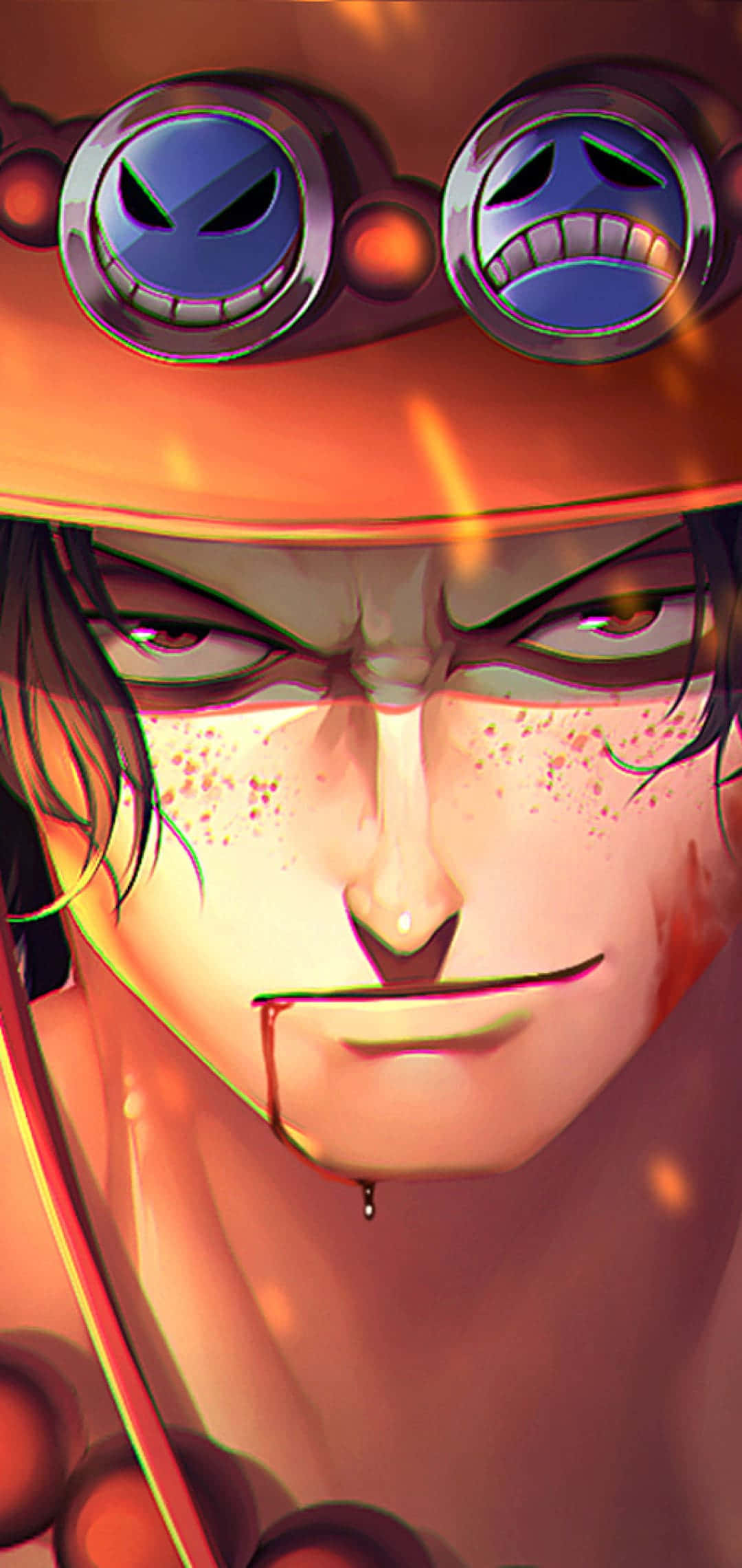 iPhone 11, Red Anime, anime pirate, Full HD Phone Wallpaper