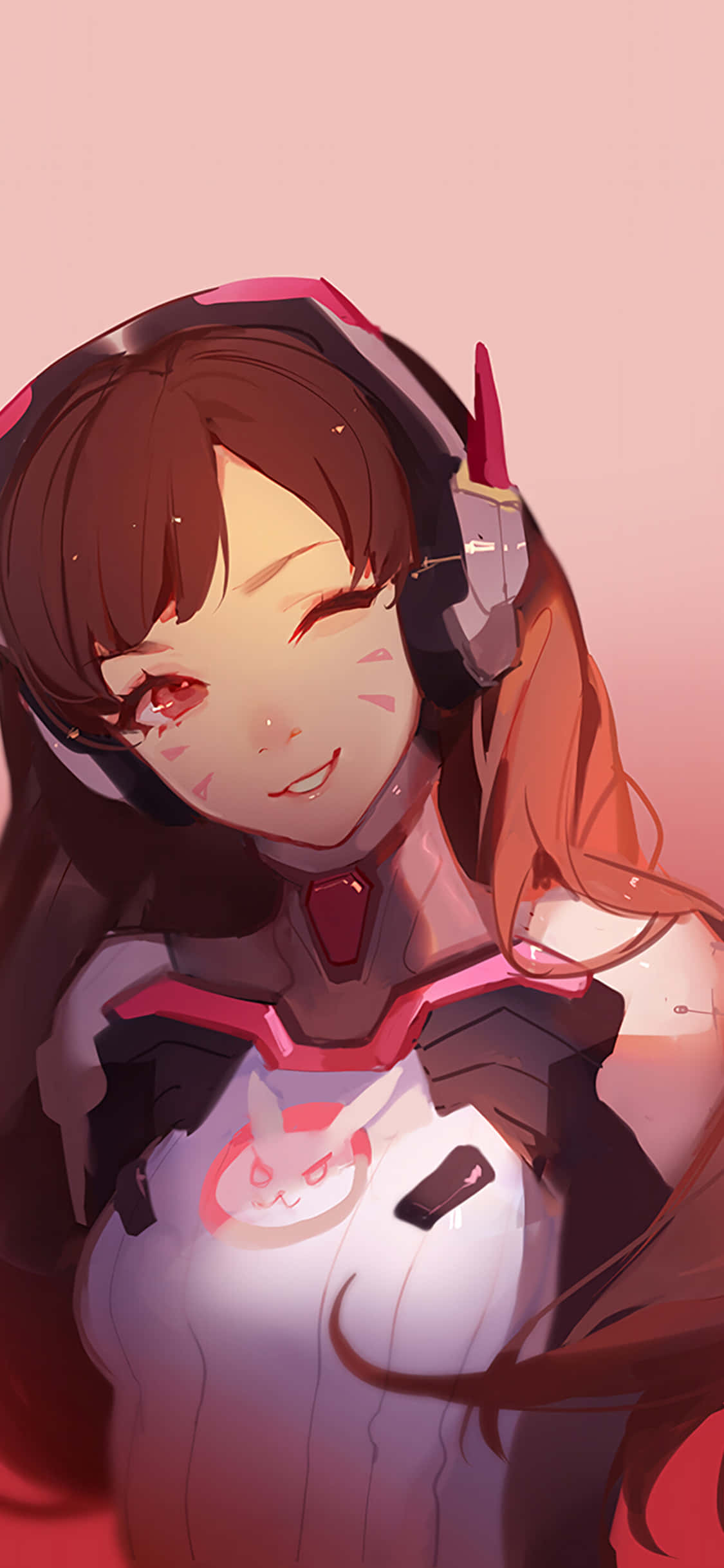 iPhone 11, Red, Anime style art, Full HD Phone Wallpaper