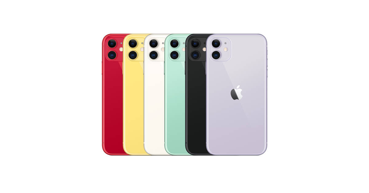 iPhone 11, dual-camera systems, white background, SD Desktop Wallpaper