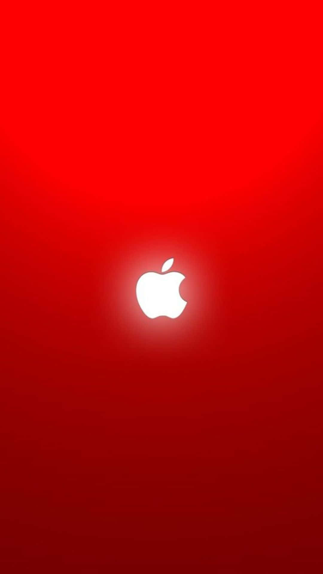 iPhone 11, white Apple logo, gradient red background, Full HD Phone Wallpaper