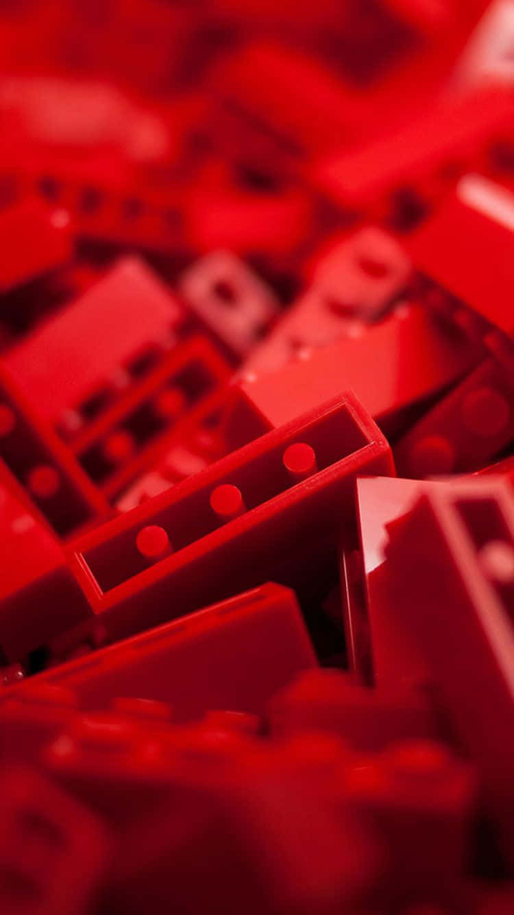 iPhone 11, Red, Lego bricks, HD Phone Wallpaper