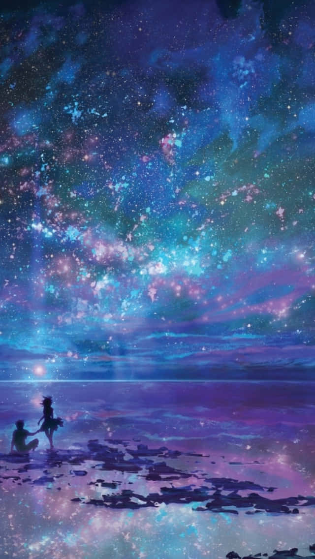 iPhone 12, Anime, Ocean, SD Phone Wallpaper