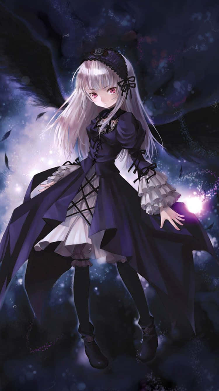 iPhone 12, anime girl, suiginto, HD Phone Wallpaper