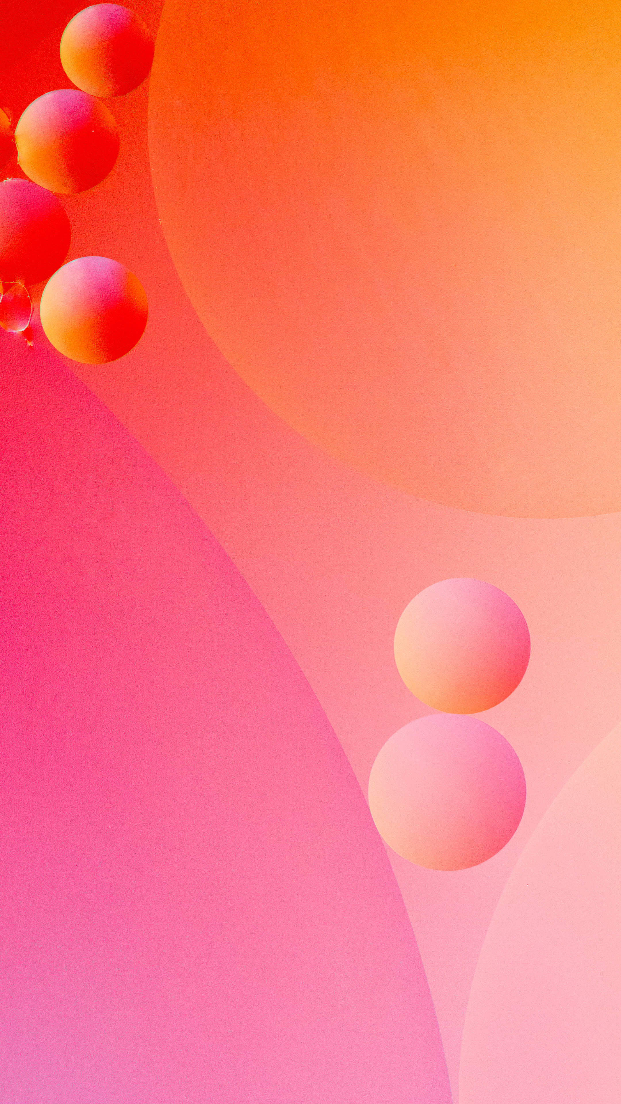 iPhone 12 Pro Max, gradient, circle, 4K Phone Wallpaper