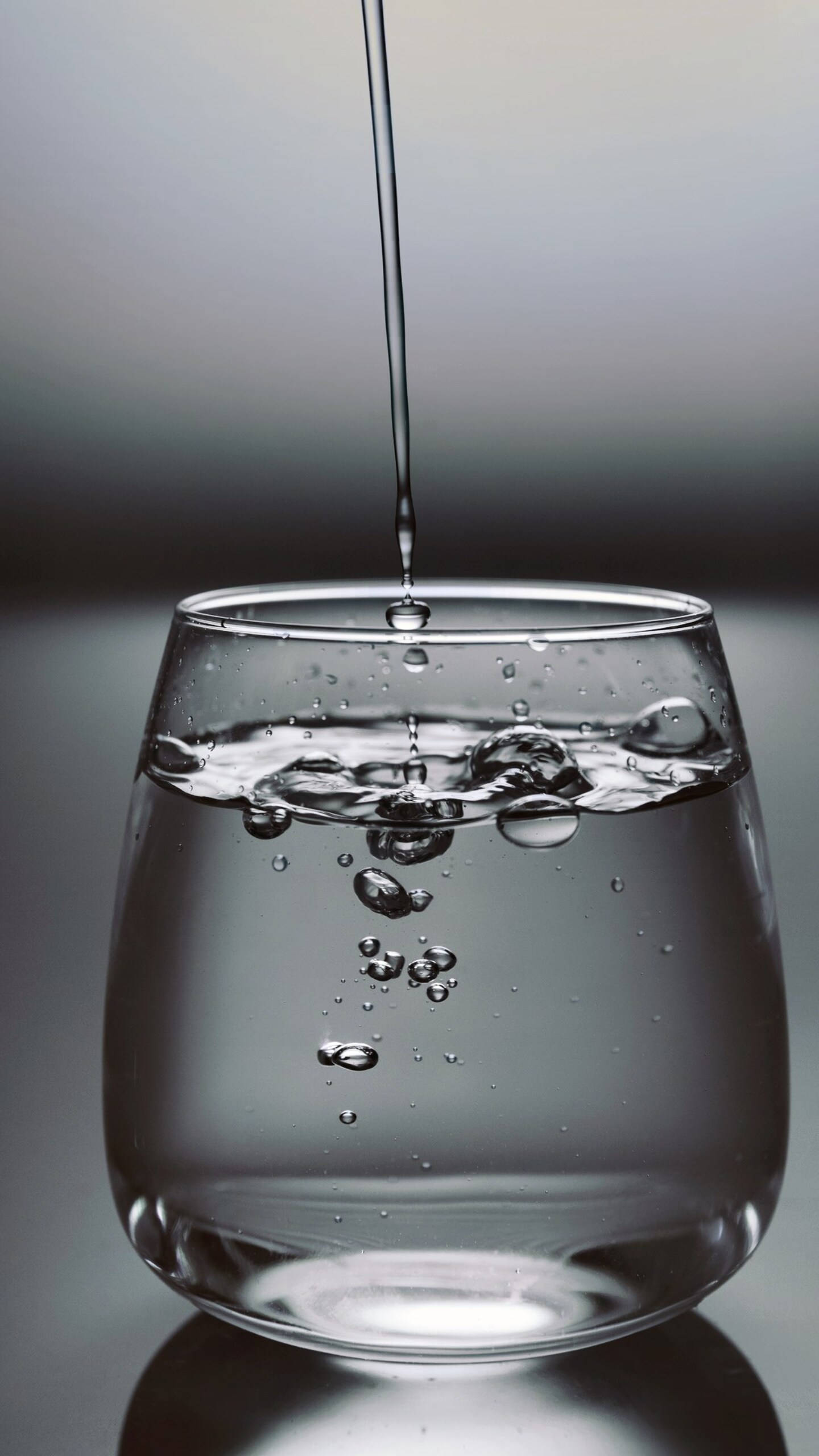 iPhone 12 Pro Max, glass, water, 2K Phone Wallpaper