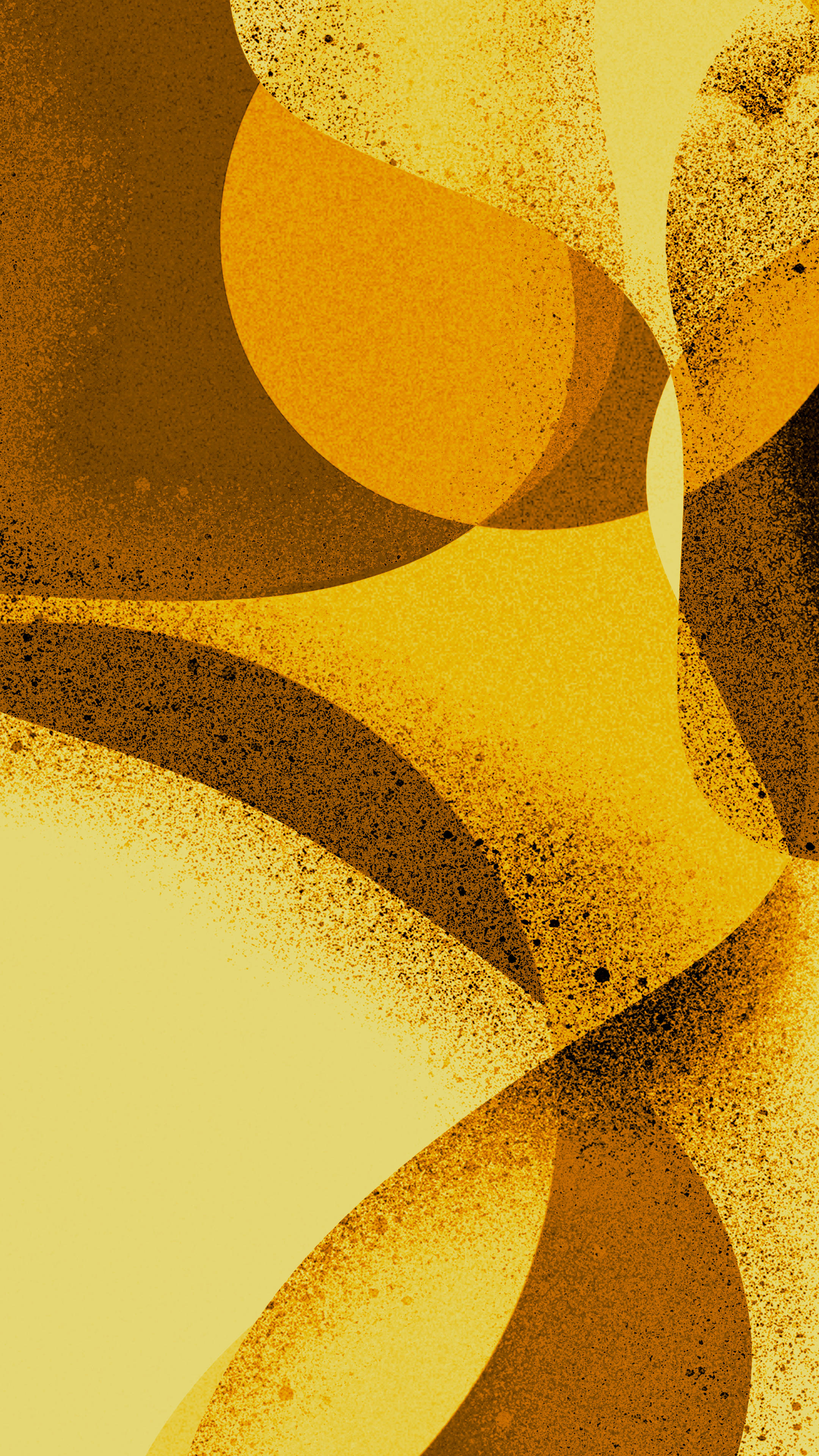 iPhone 12 Pro Max, yellow, abstract, 4K Phone Wallpaper