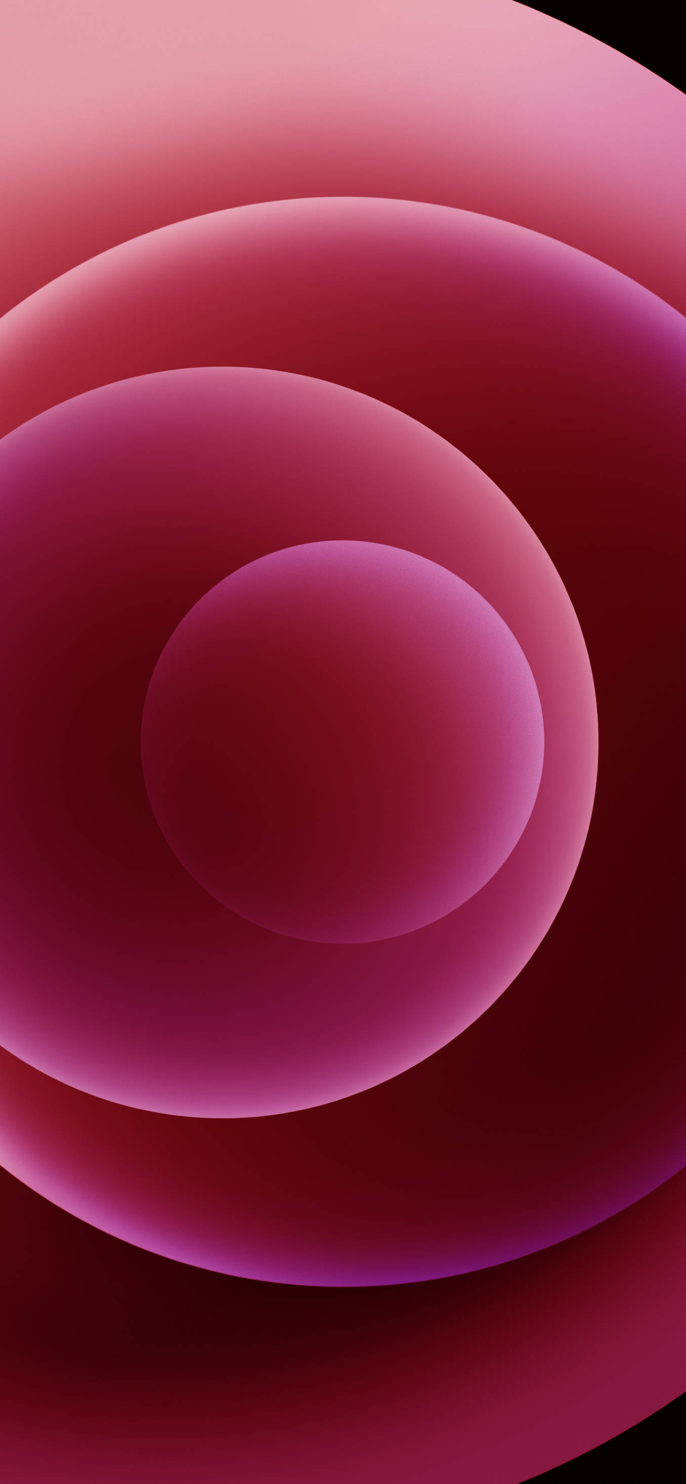 iPhone 12 Pro, pink orbs, magenta, 2K Phone Wallpaper