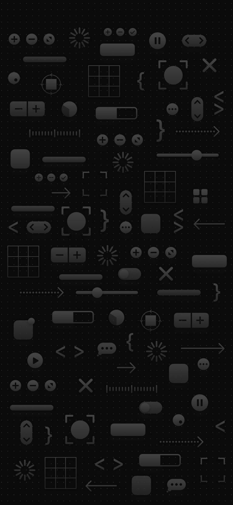 iPhone 12, gray icons, digital interface icons, HD Phone Wallpaper