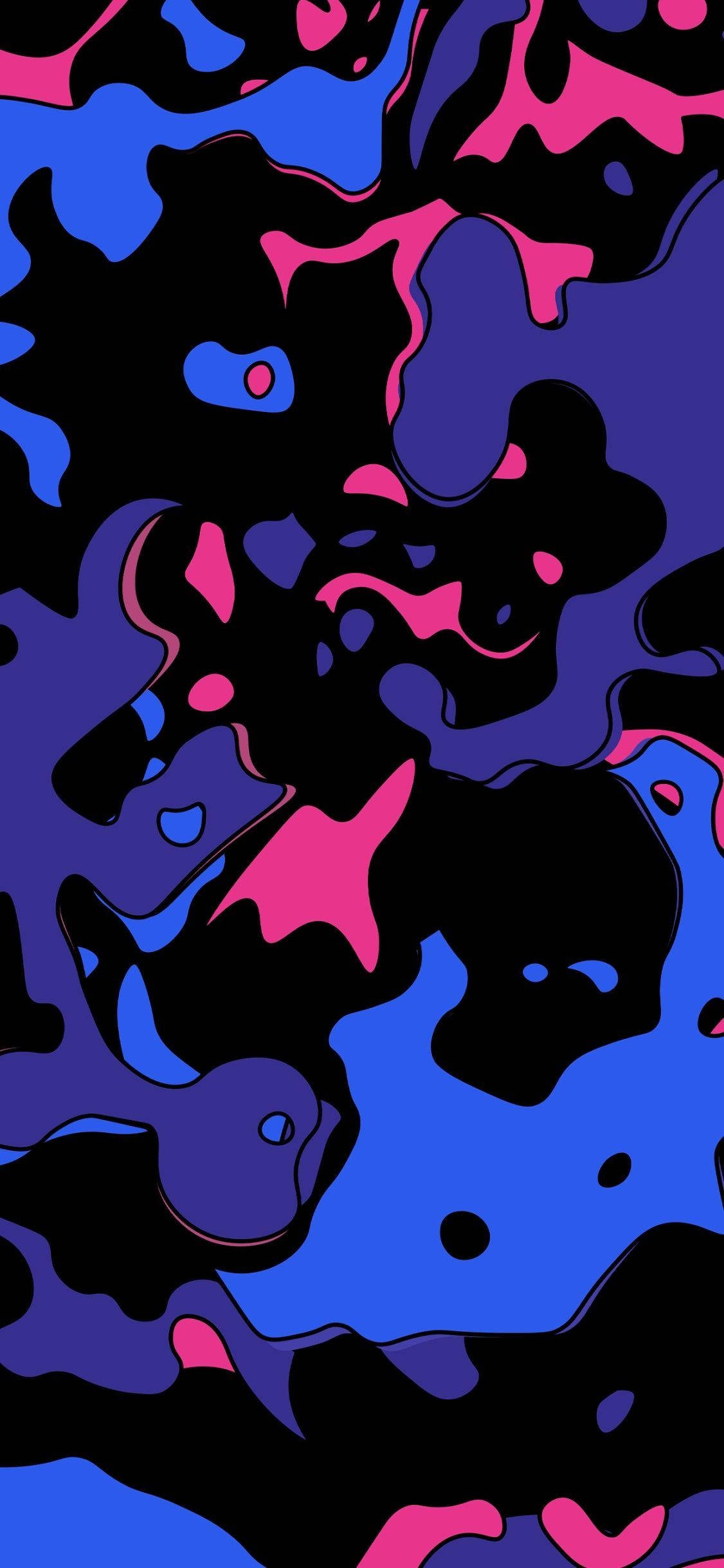 iPhone 12, blue, black, Full HD Phone Wallpaper