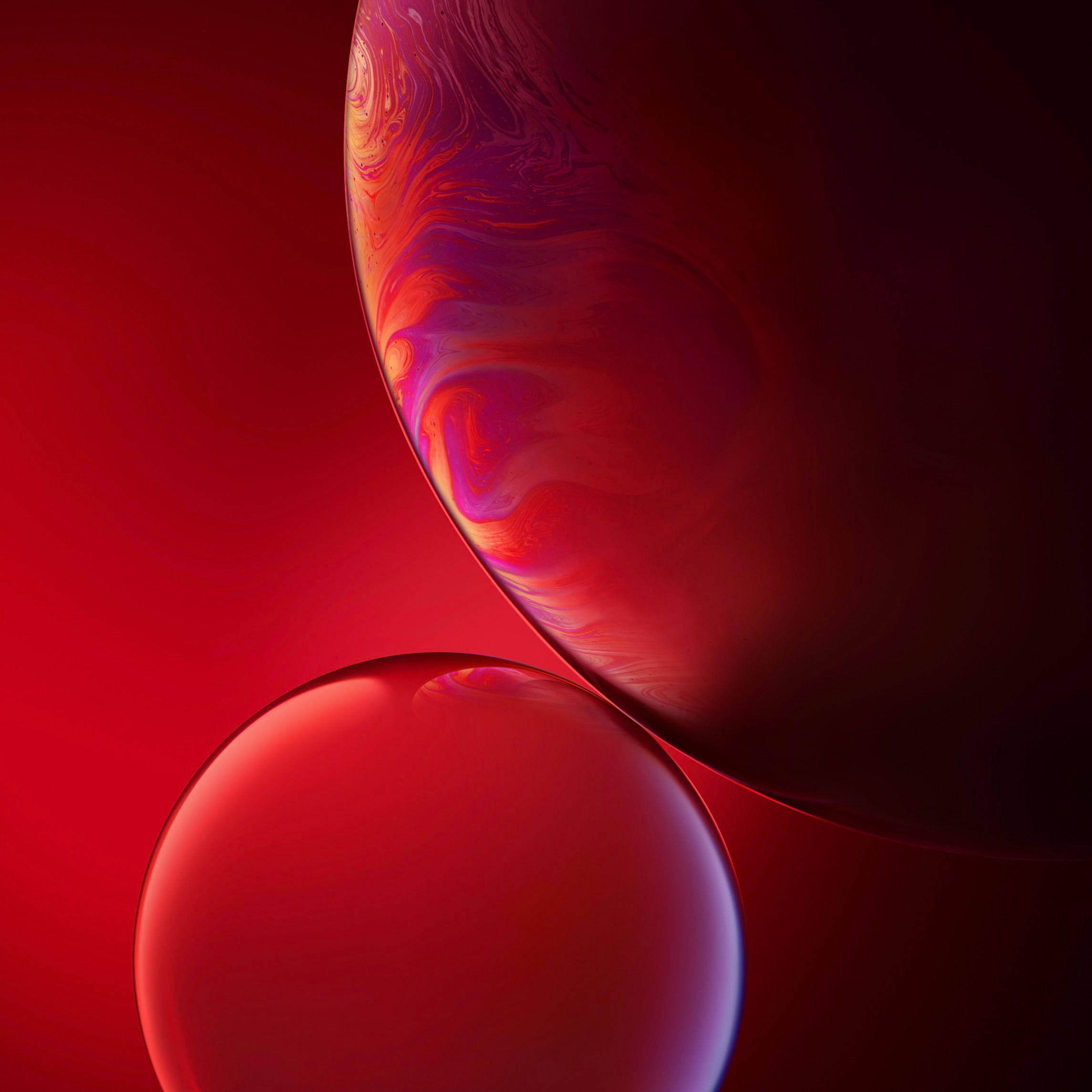 iPhone 12, Stock, red, Full HD Desktop Wallpaper