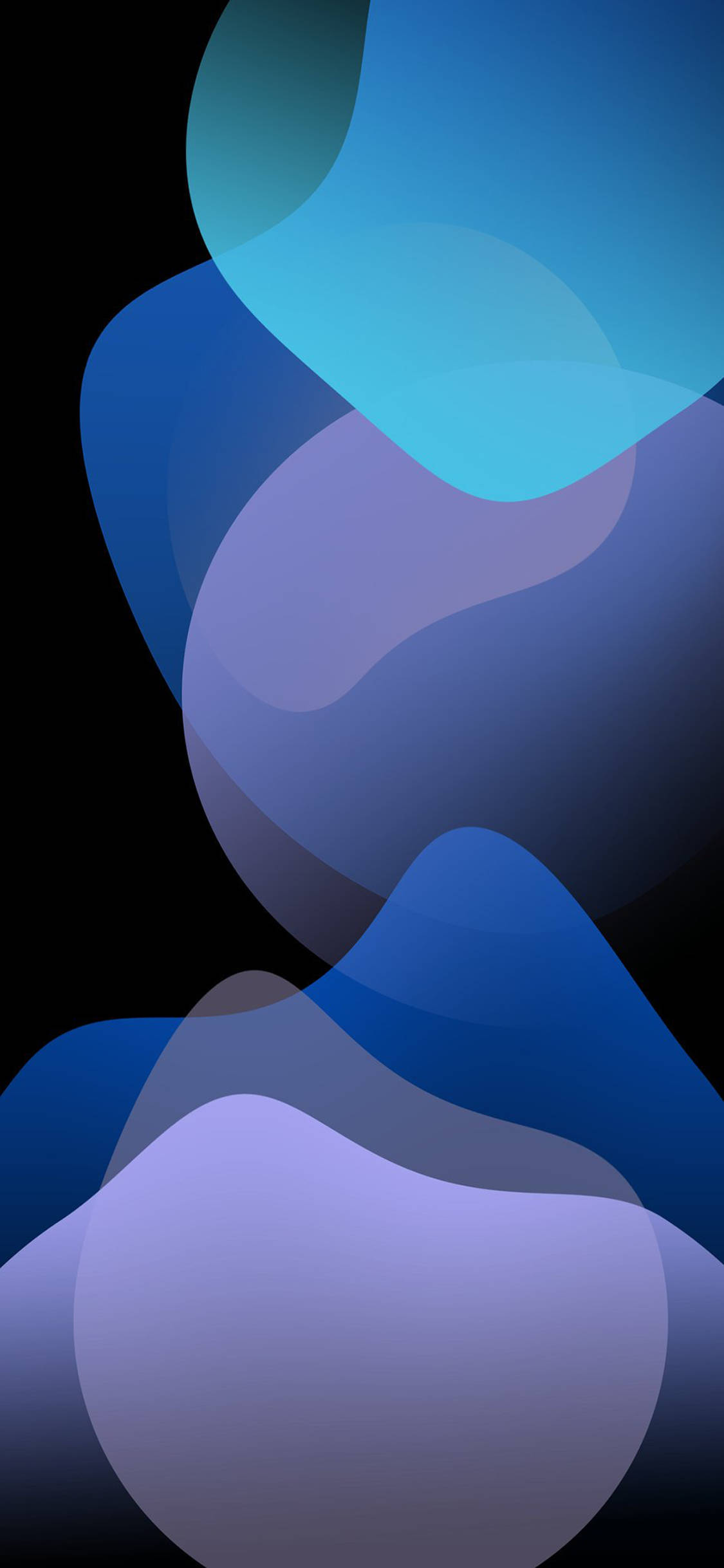 iPhone 12, blue violet, black background, Full HD Phone Wallpaper