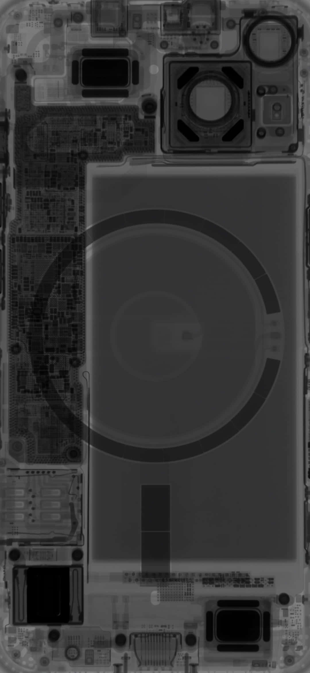 iPhone 13 Mini, 1080 x 2340, X-ray view, Full HD Phone Wallpaper