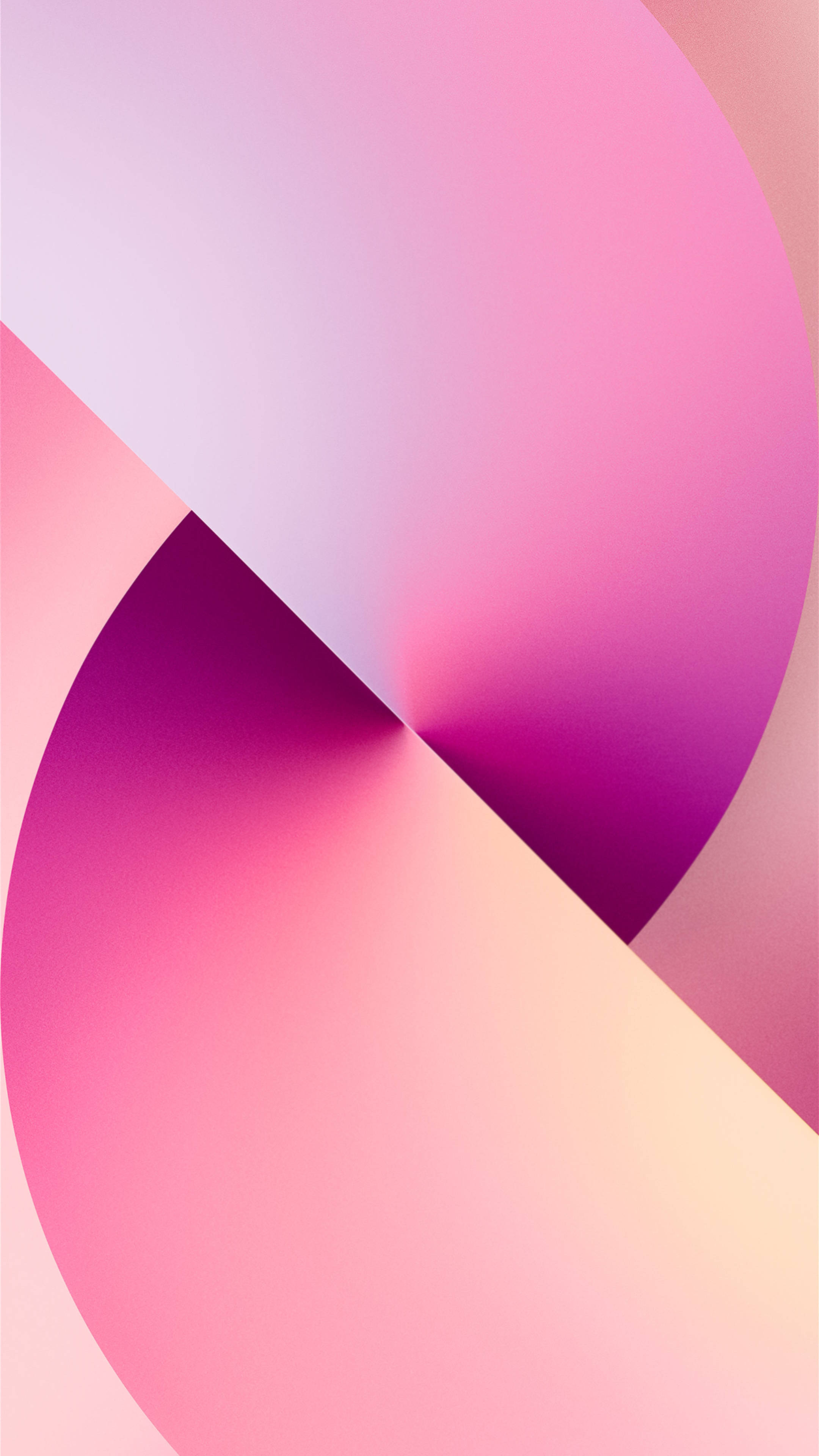 iPhone 13 Pro Max, pink split, gradient pinks purples and lavenders, 4K Phone Wallpaper