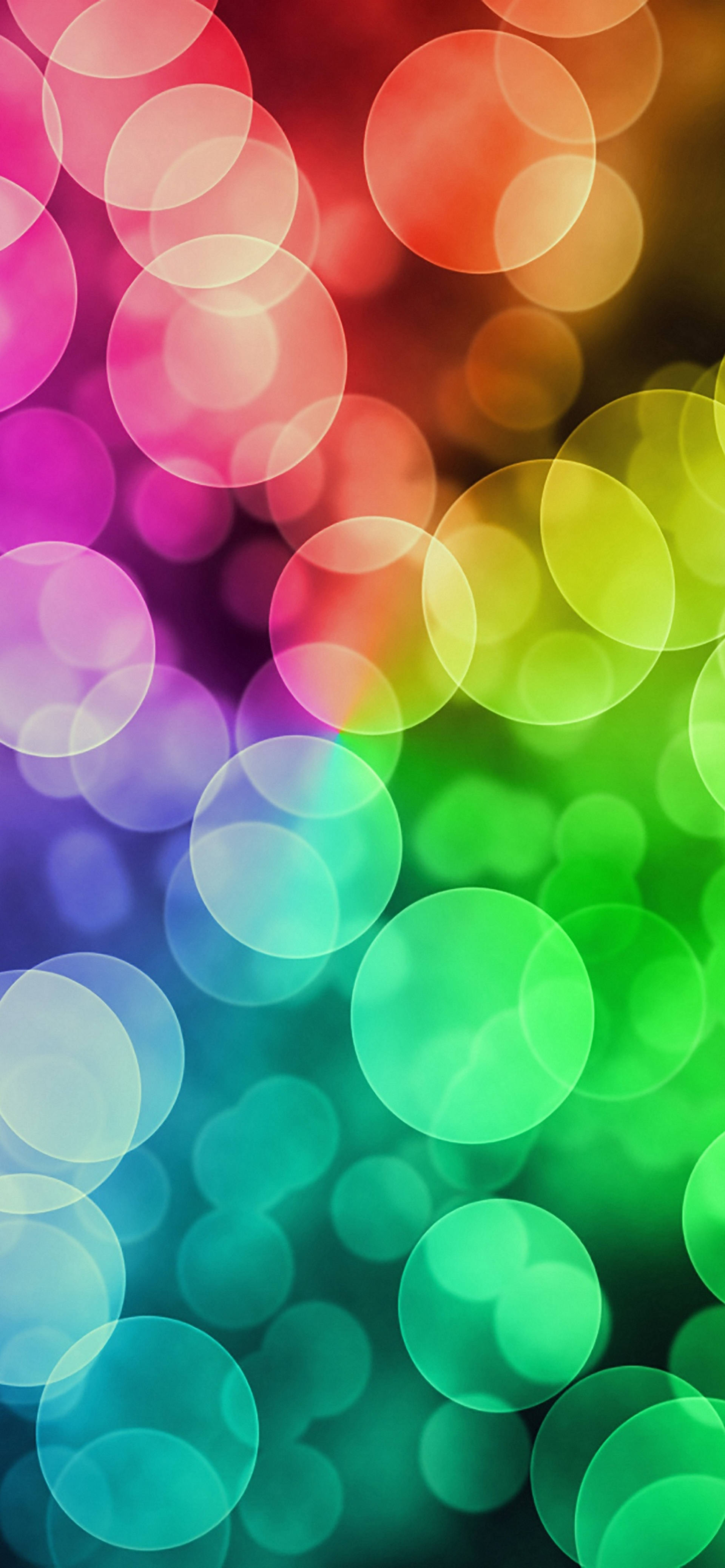 iPhone 13 Pro Max, bokeh, rainbow, 4K Phone Wallpaper