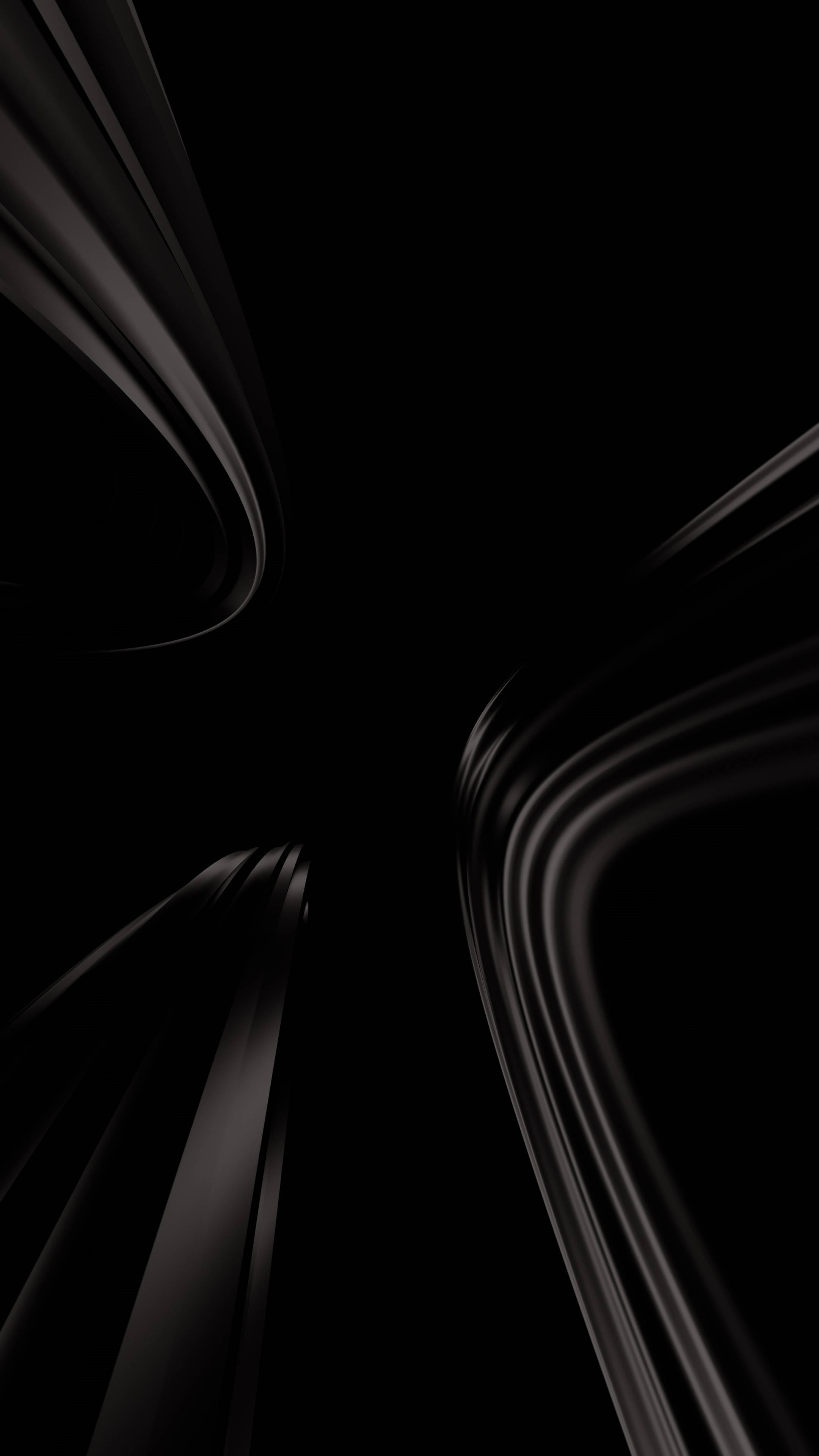 iPhone 13, black, curve lines, 4K Phone Wallpaper