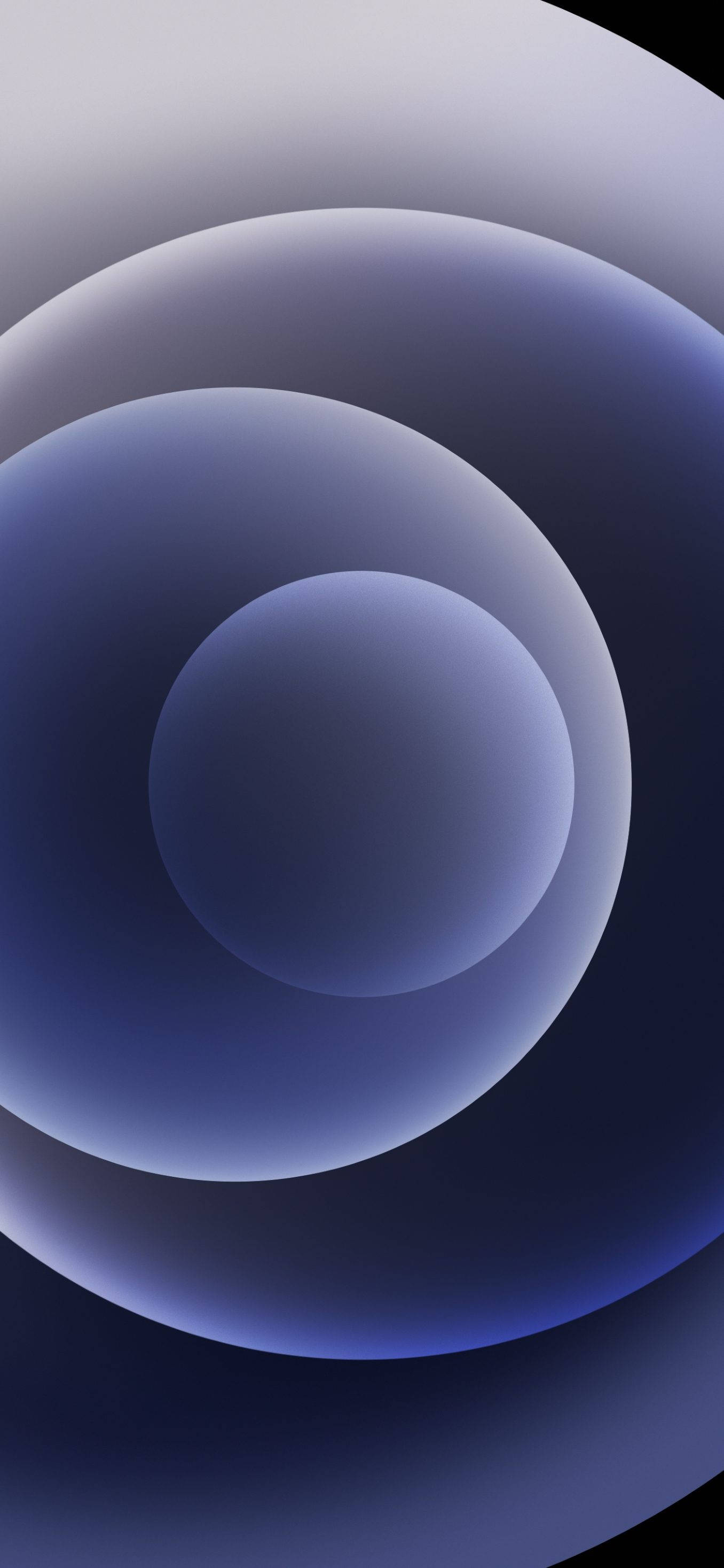 iPhone 13, purple, abstract circles, 2K Phone Wallpaper
