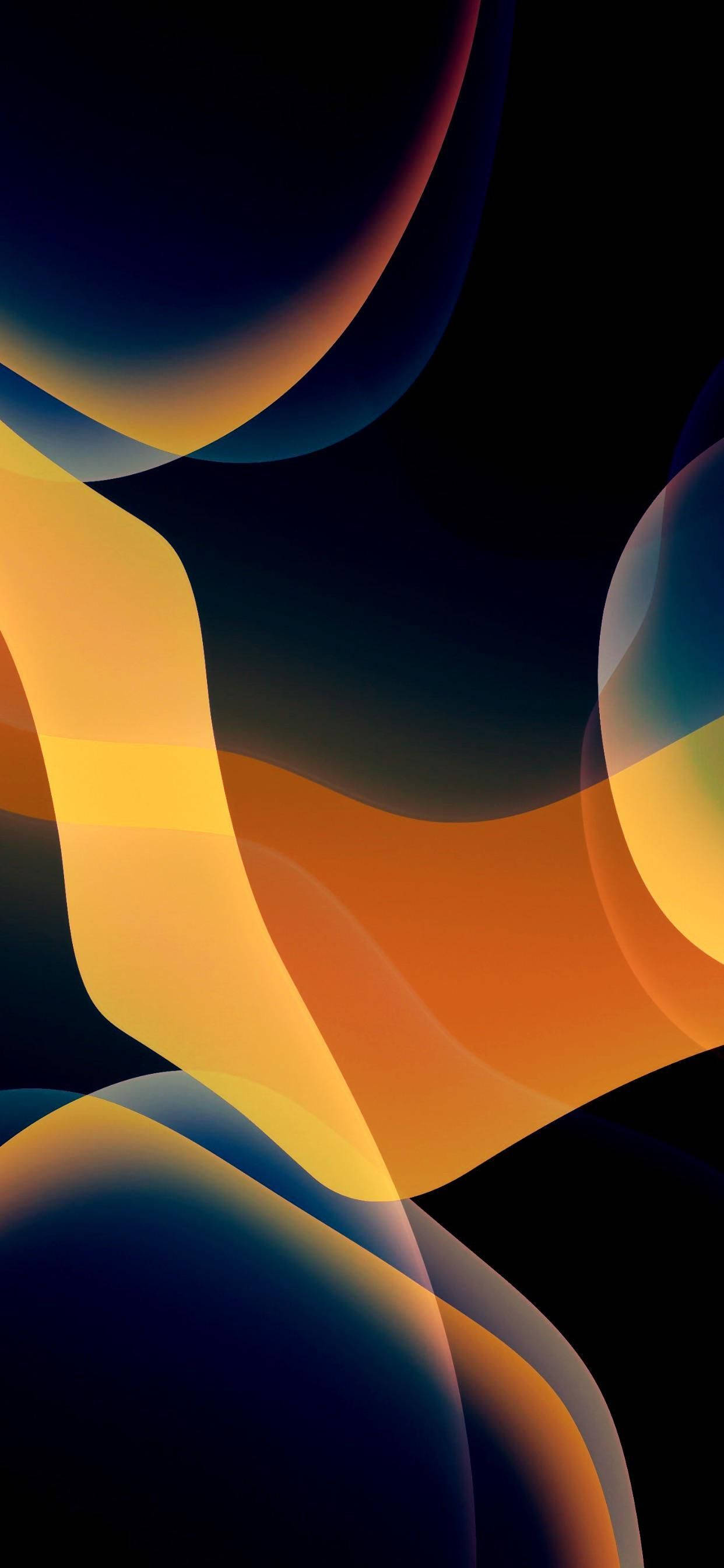 iPhone 13, iOS, Yellow, 2K Phone Wallpaper