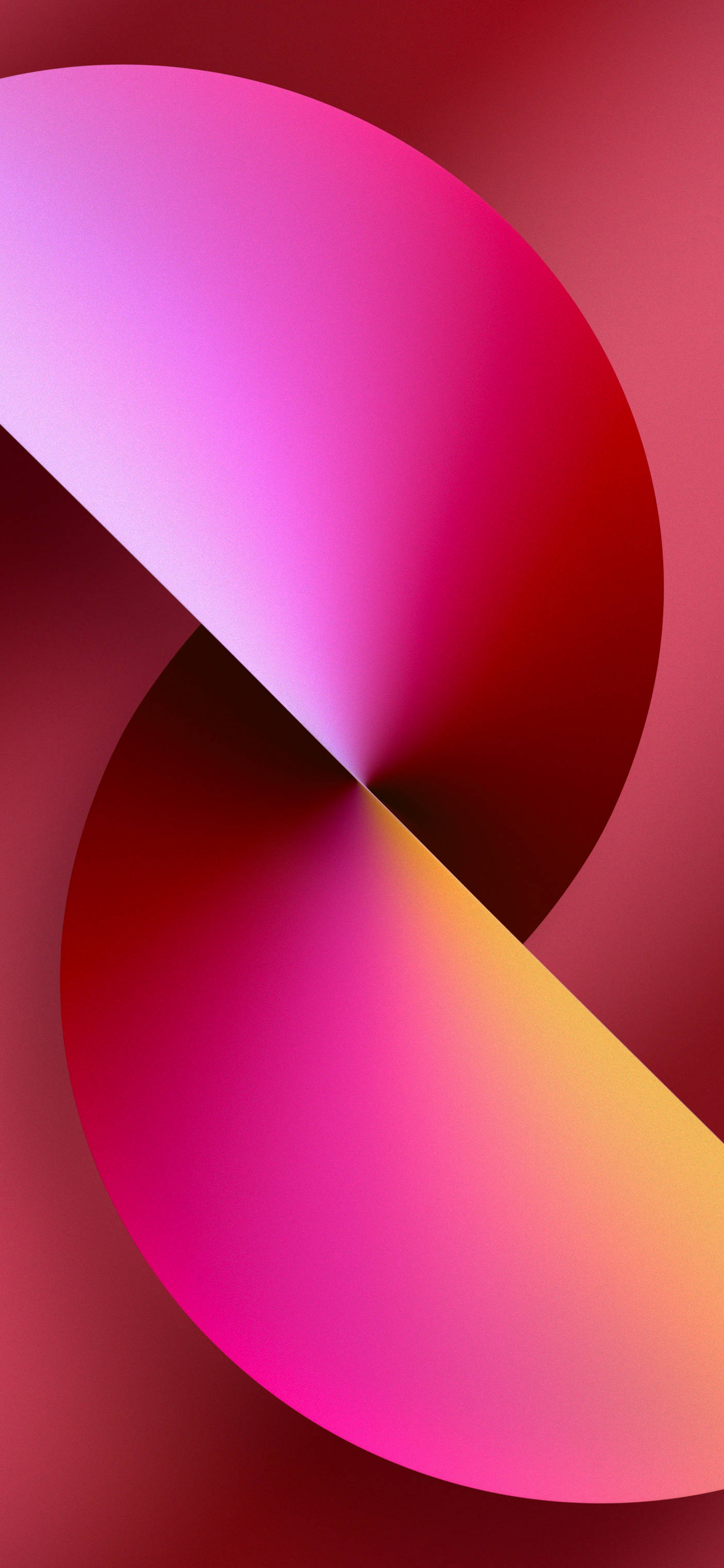 iPhone 13, light red, pink red, 2K Phone Wallpaper