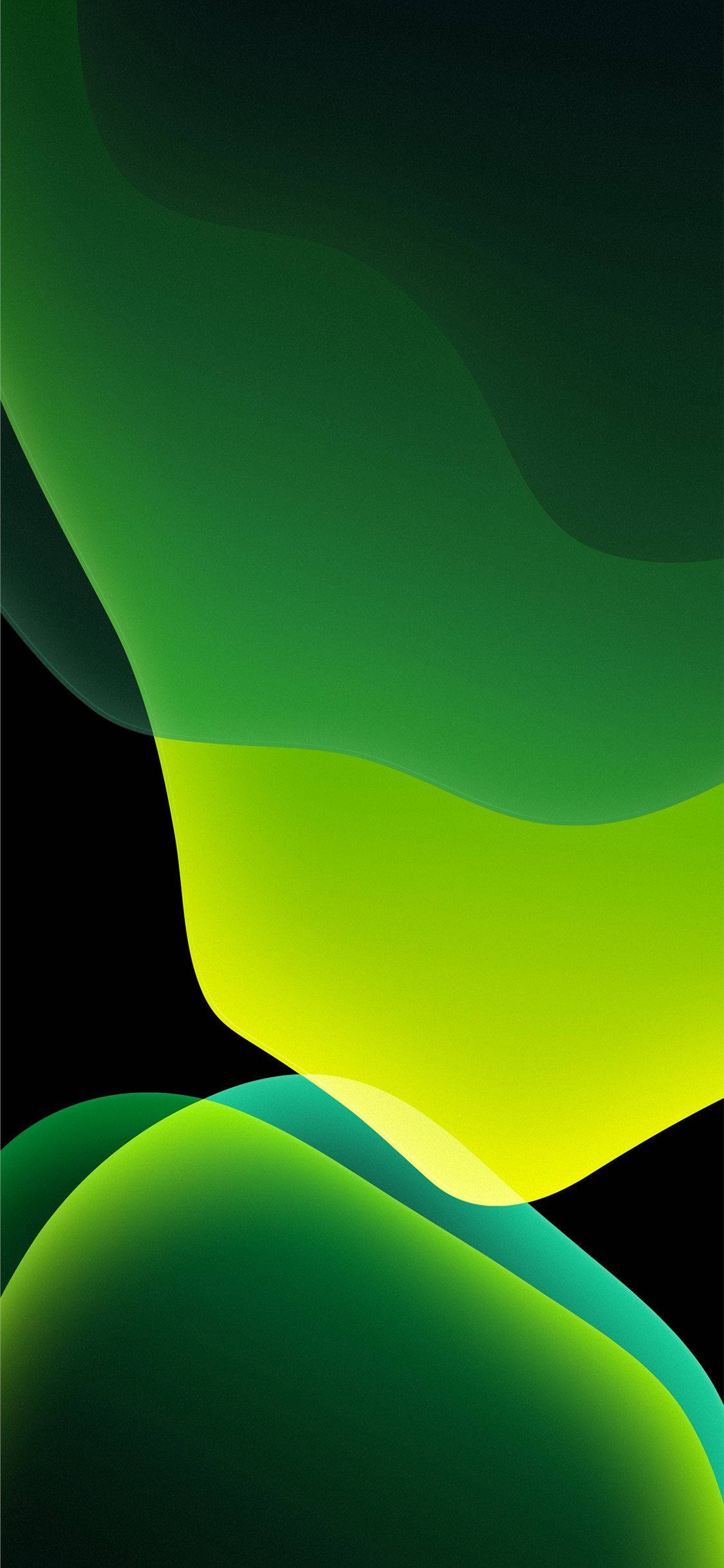 iPhone 13, iOS, Neon Green, Full HD Phone Wallpaper