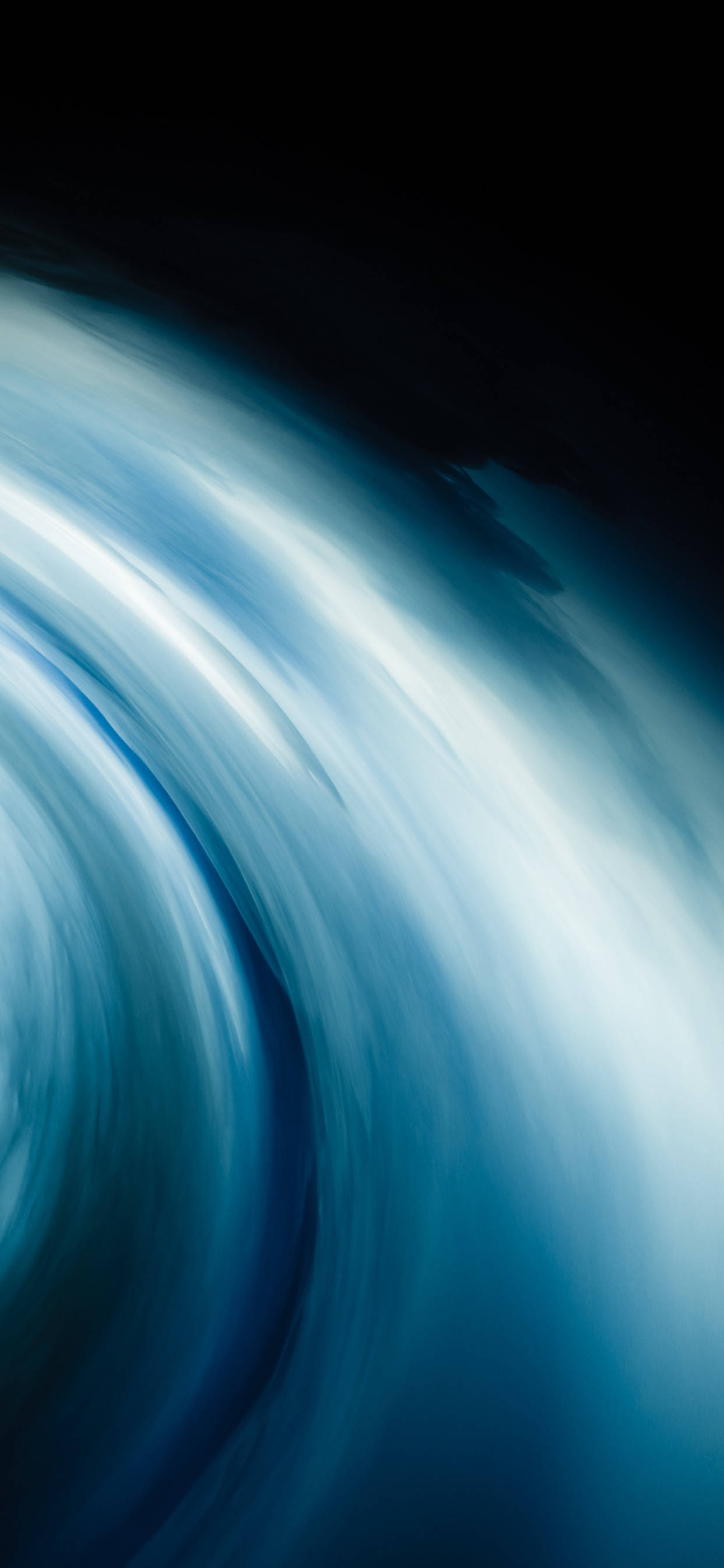 iPhone 13, smoke spiral, deep blue, 2K Phone Wallpaper