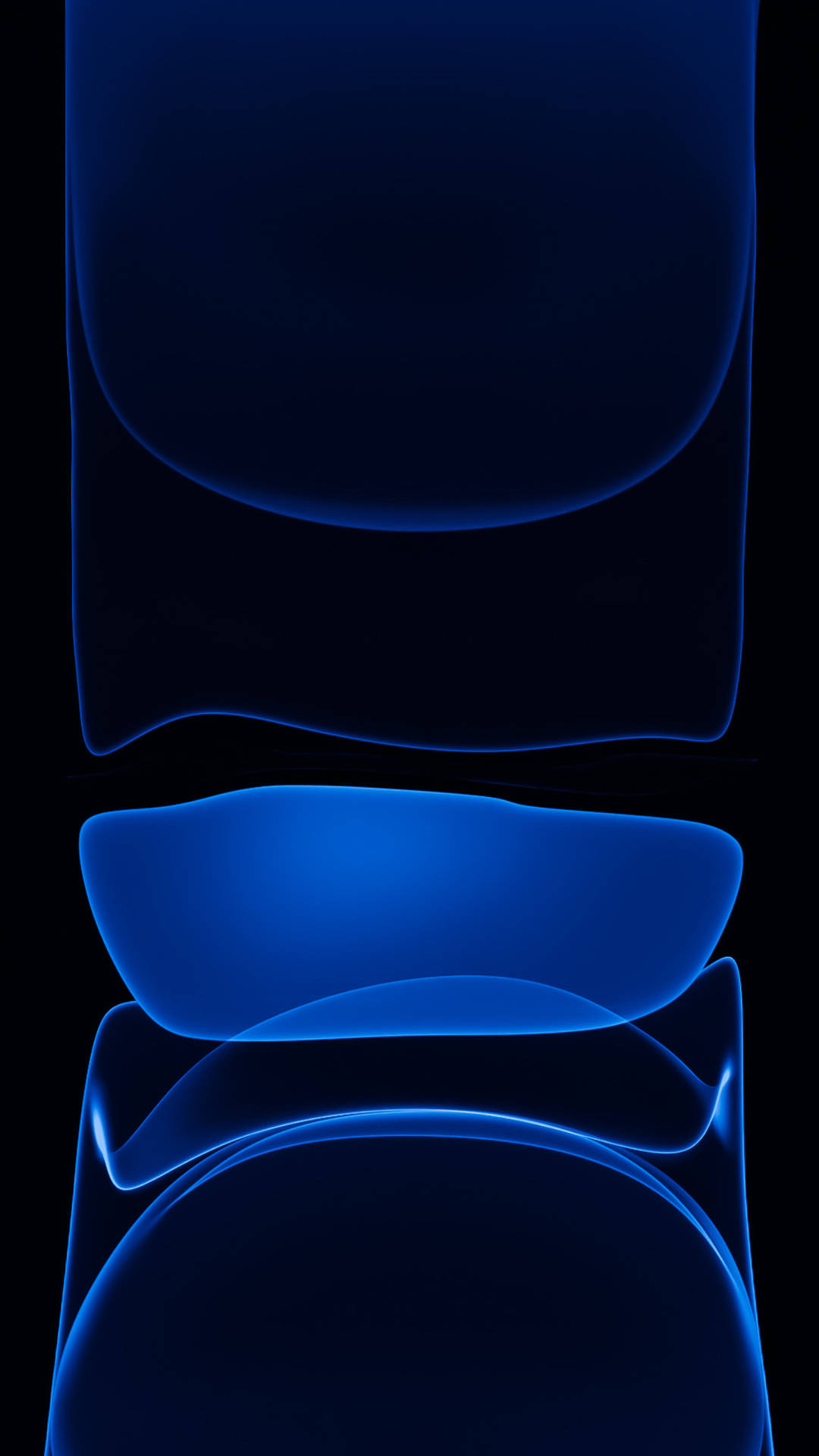 iPhone 13, blue, abstract art, Full HD Phone Wallpaper