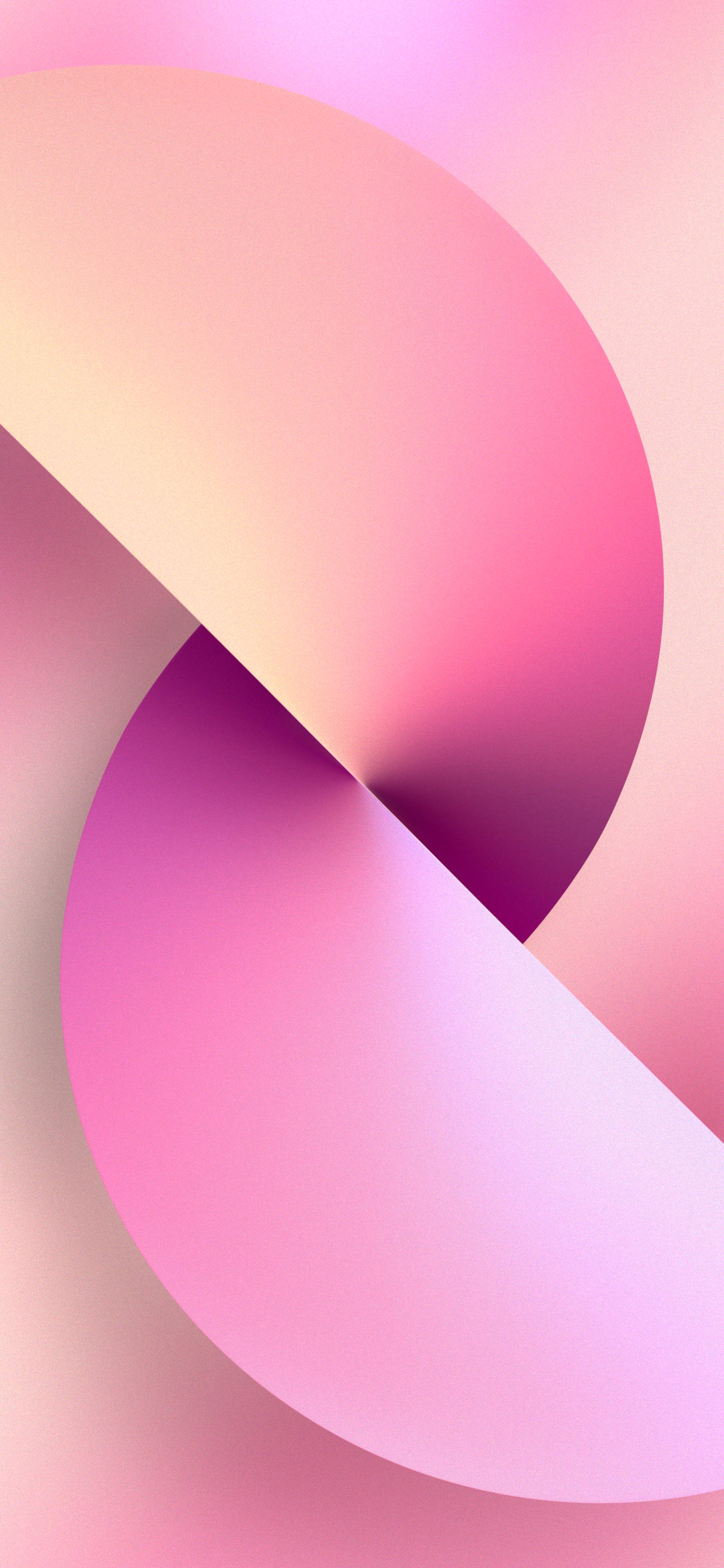 iPhone 13, Light Pink, purple gradient, 2K Phone Wallpaper