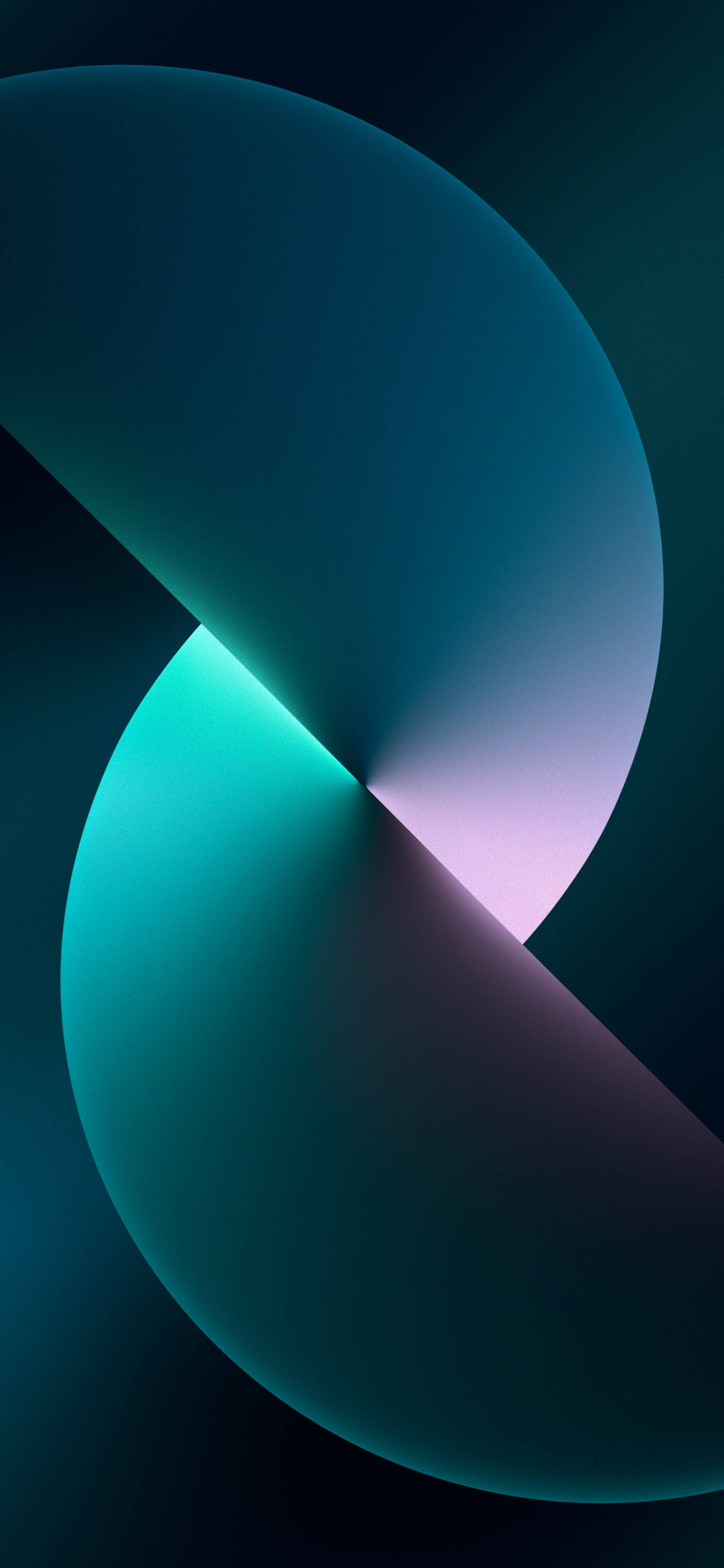 iPhone 13, Dark Teal, teal purple, 2K Phone Wallpaper