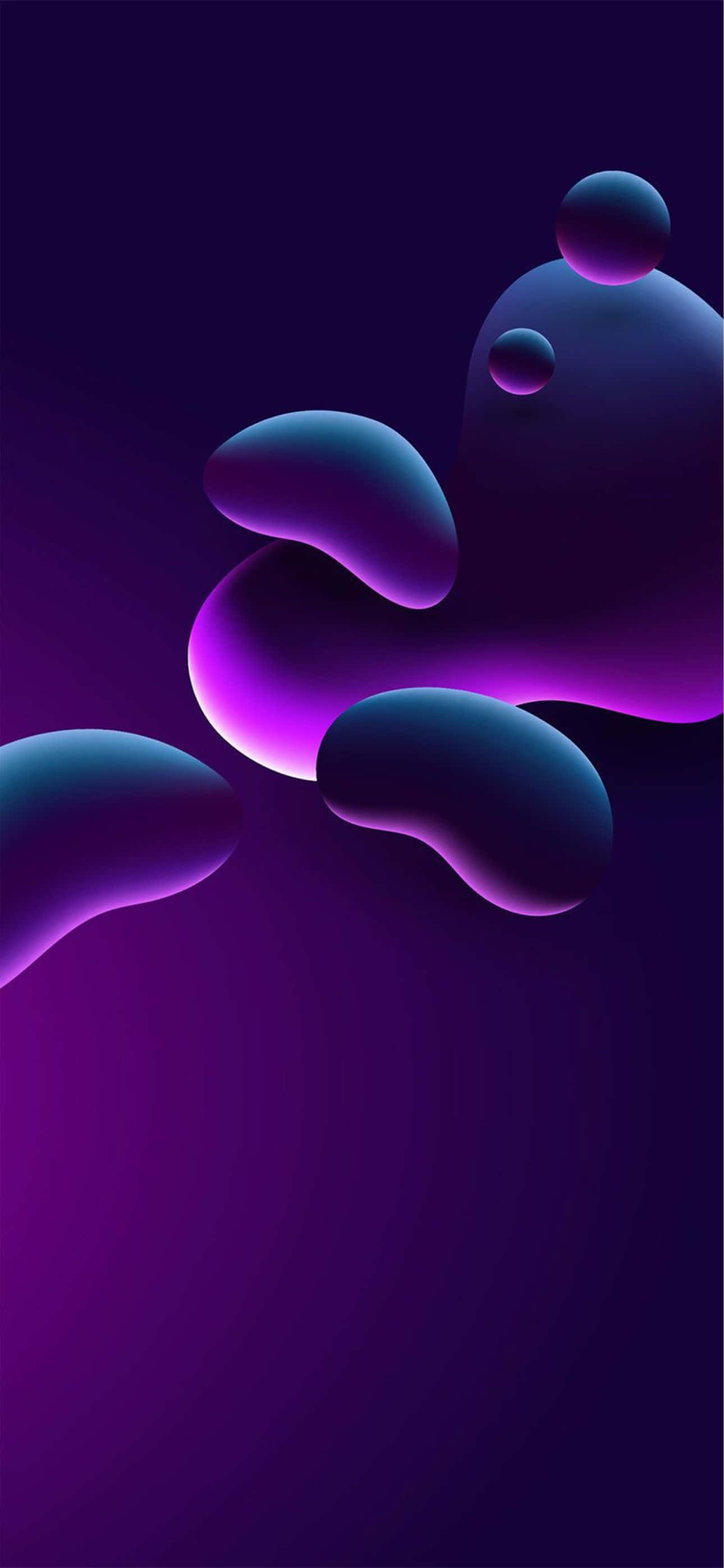 iPhone 14 Pro Max, purple, blue, 2K Phone Wallpaper