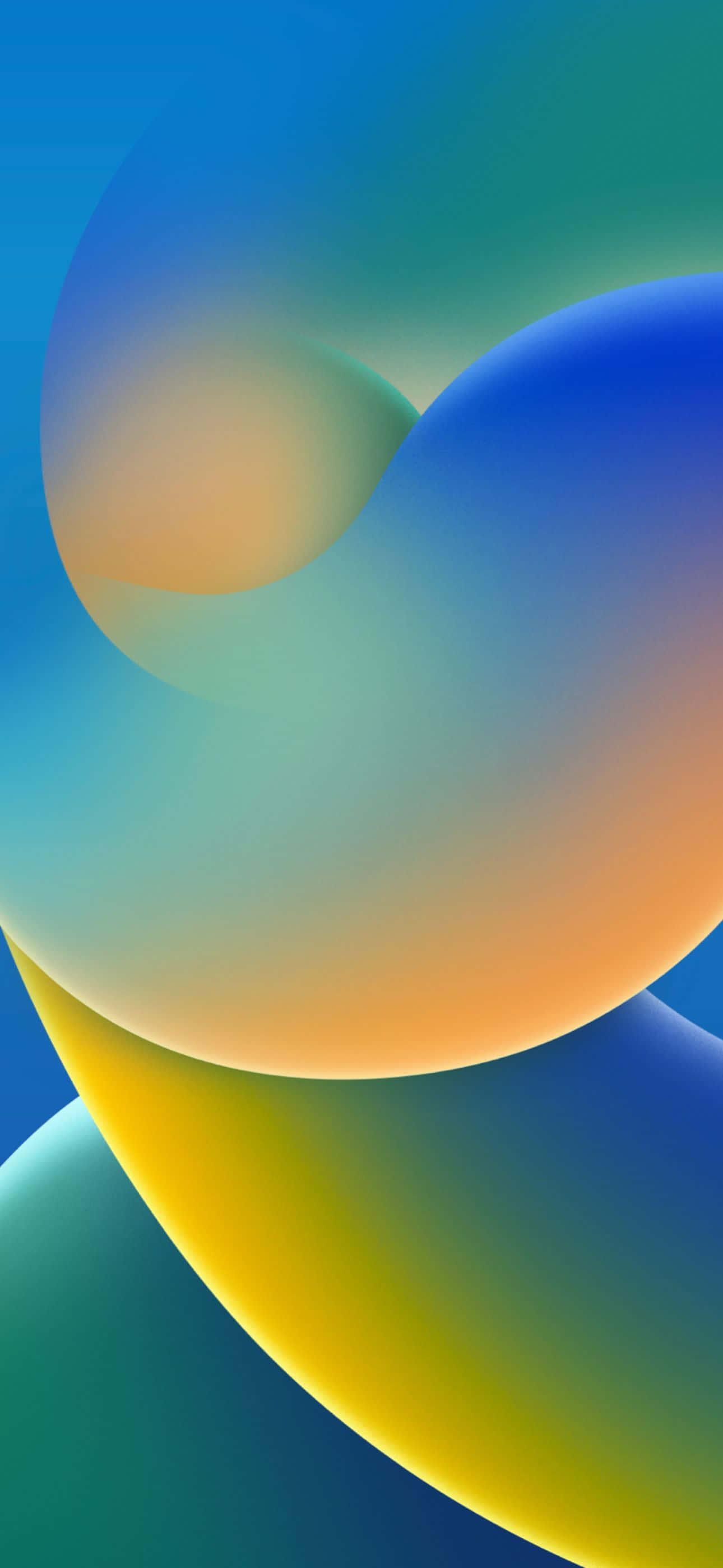 iPhone 14 Pro Max, blue, green, 2K Phone Wallpaper