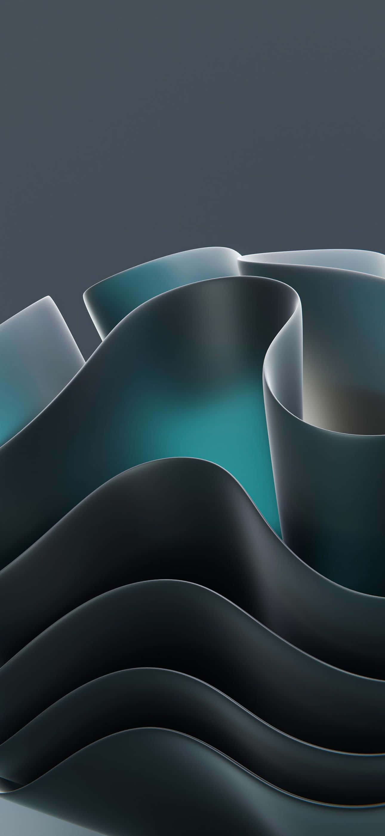 iPhone 14 Pro Max, deep teal, charcoal, 2K Phone Wallpaper