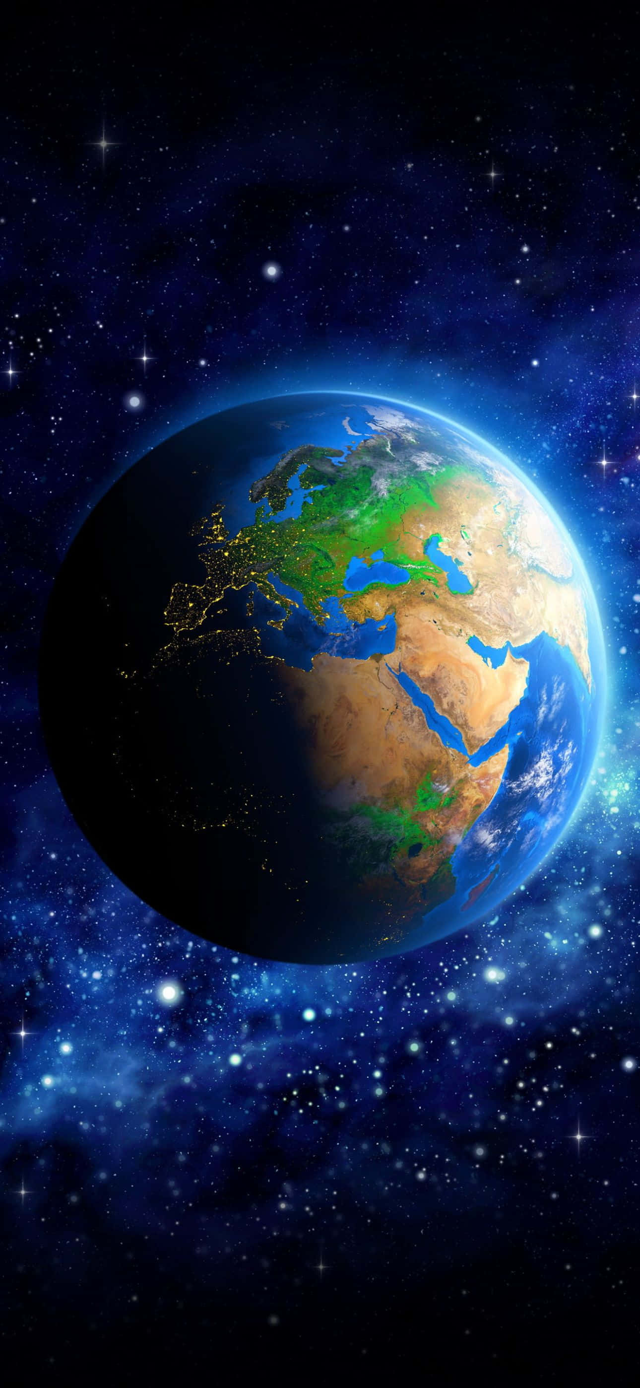iPhone 14 Pro Max, Earth, continents, 2K Phone Wallpaper