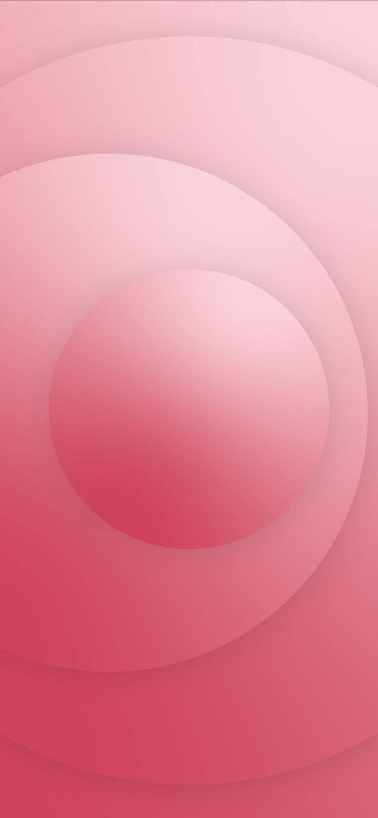 iPhone 14 Pro, pink ovals, gradient pink hues, HD Phone Wallpaper