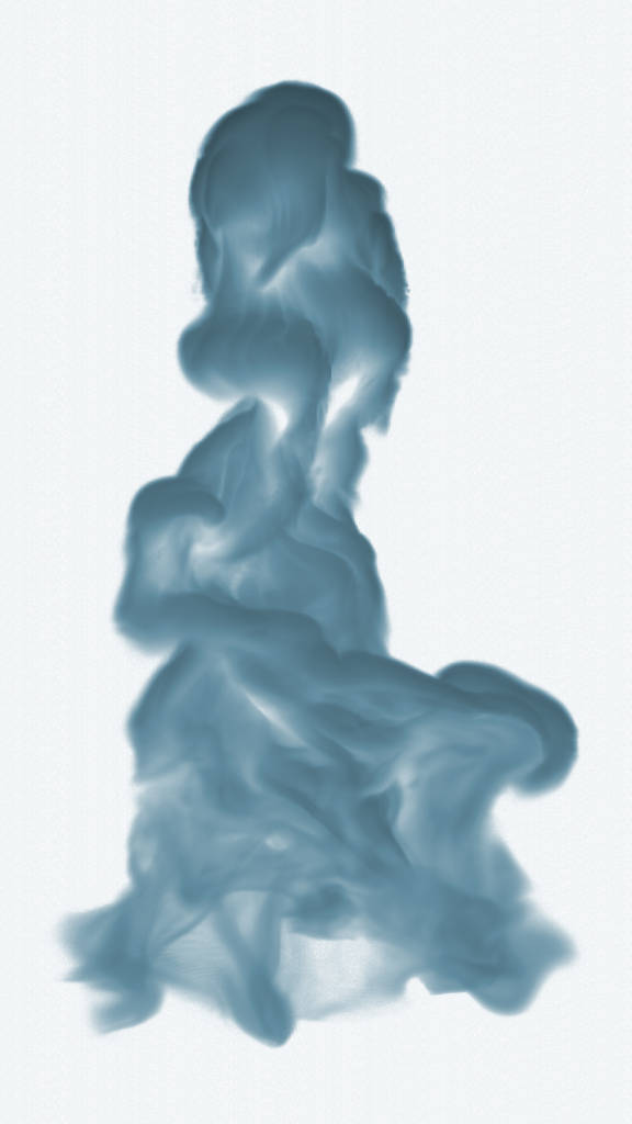 iPhone 14 Pro, blue green paint, cool blue smoke, SD Phone Wallpaper