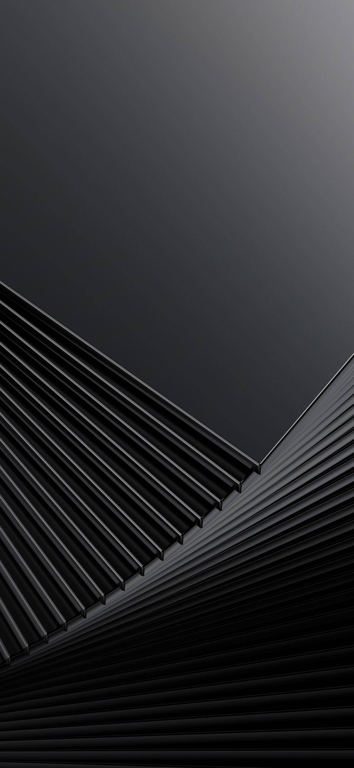 iPhone 14 Pro, black lines, geometric planes, Full HD Phone Wallpaper