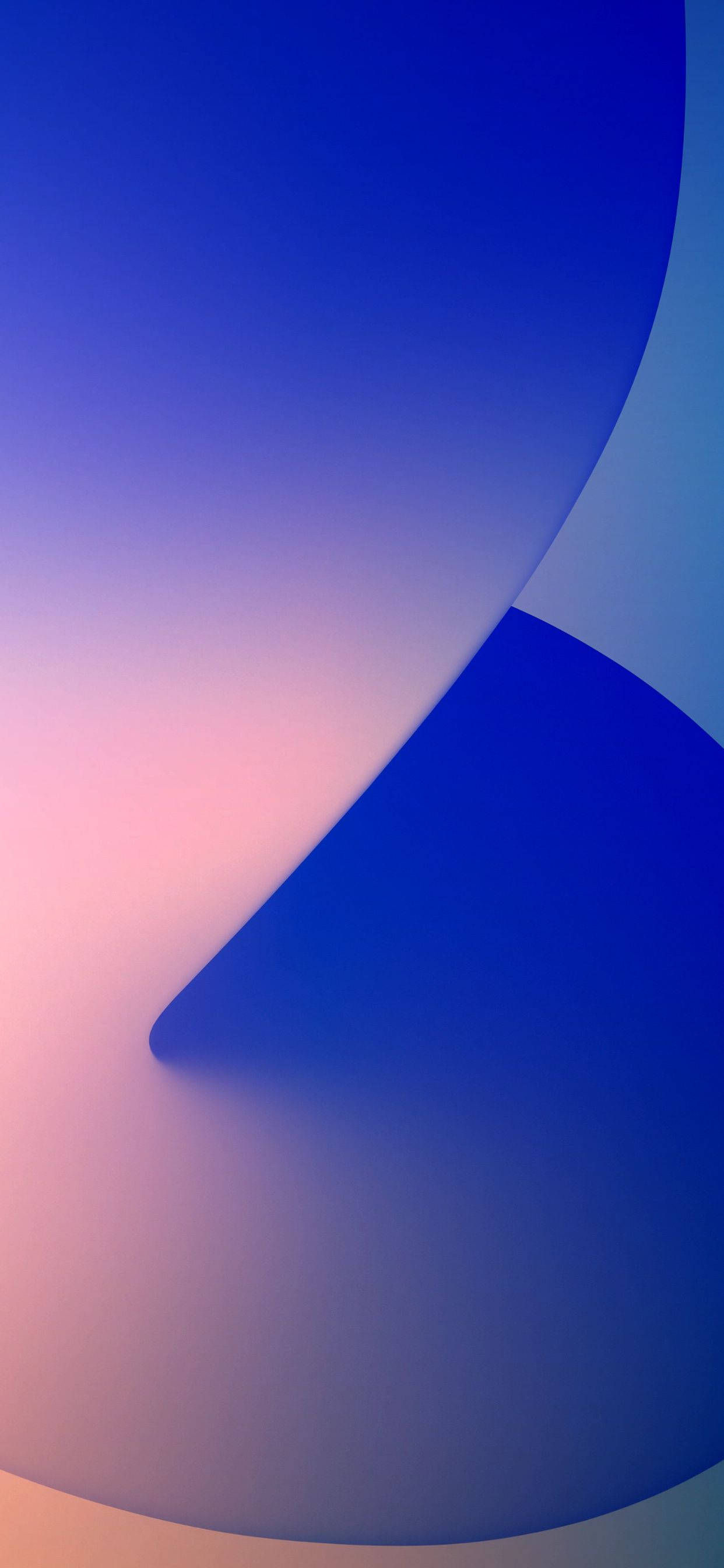 iPhone 14, color gradient blue, deep blue, 2K Phone Wallpaper