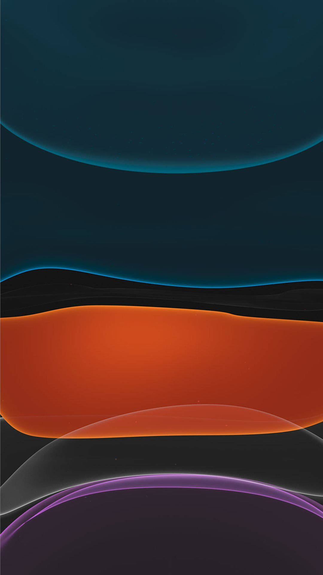iPhone 14, Neon Orange, teal orange, Full HD Phone Wallpaper